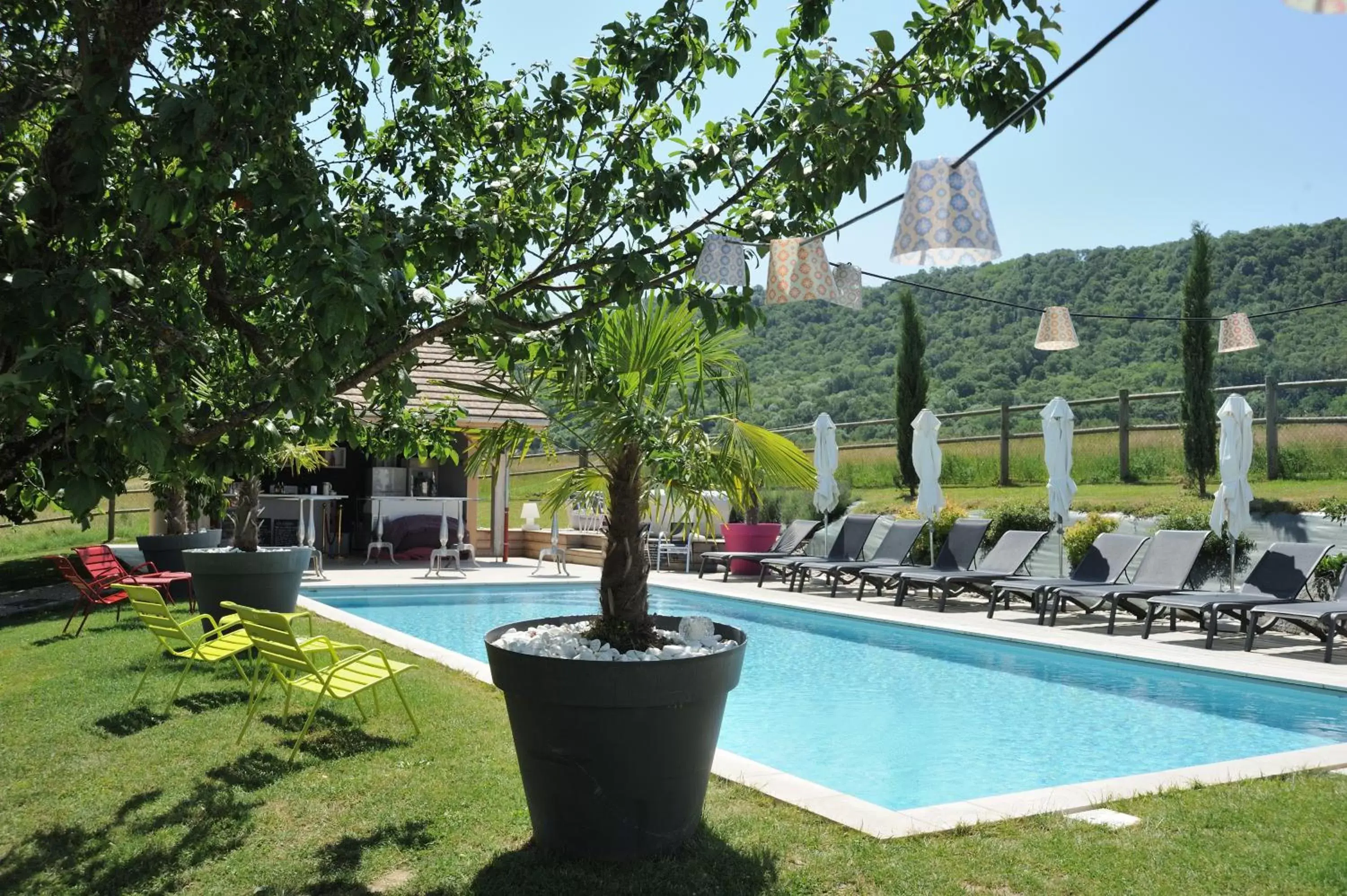 Garden, Swimming Pool in Les Villas du Domaine de Suzel