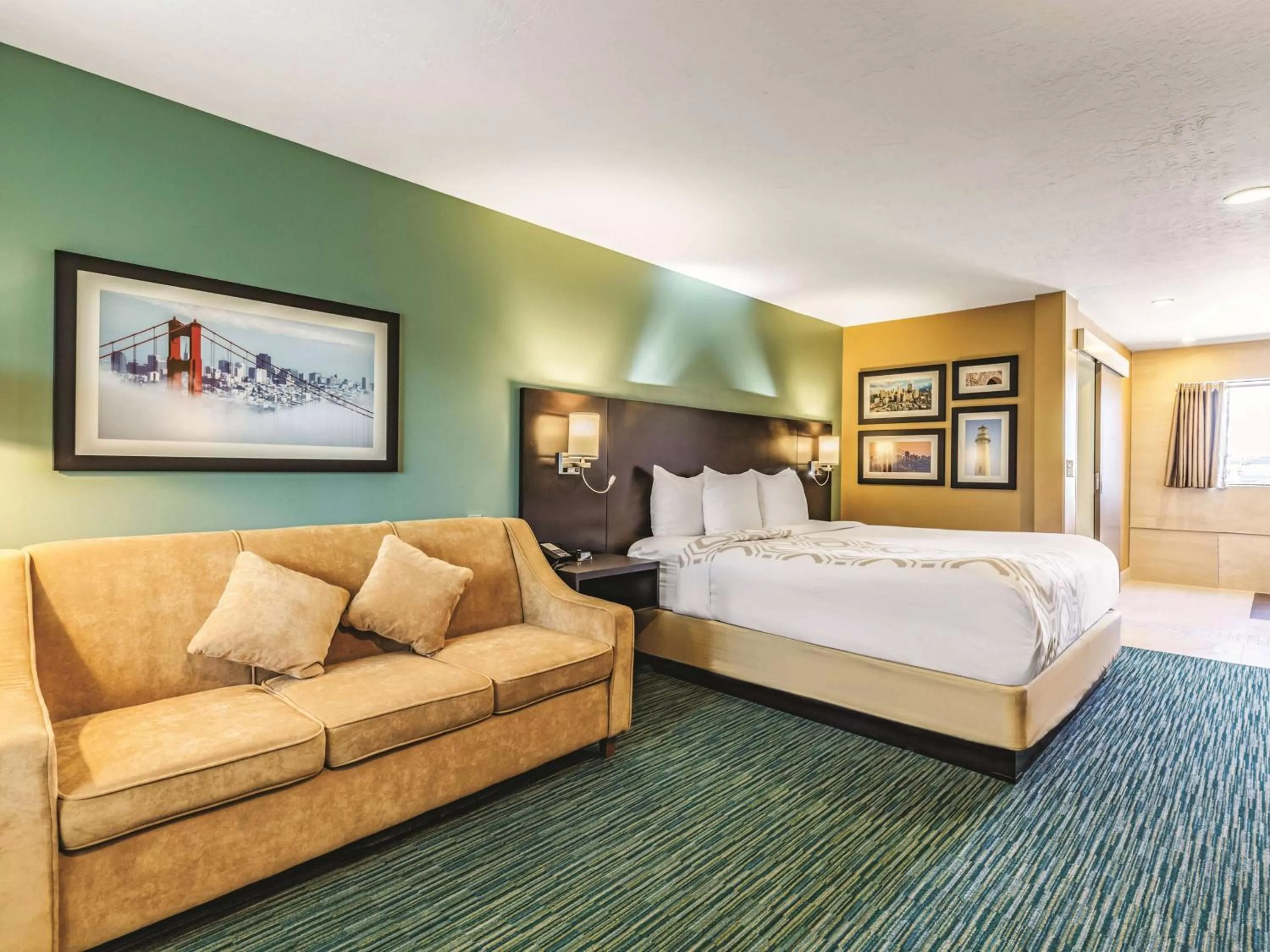 Photo of the whole room, Bed in La Quinta by Wyndham San Francisco Airport West Millbrae FREE AIRPORT SHUTTLE