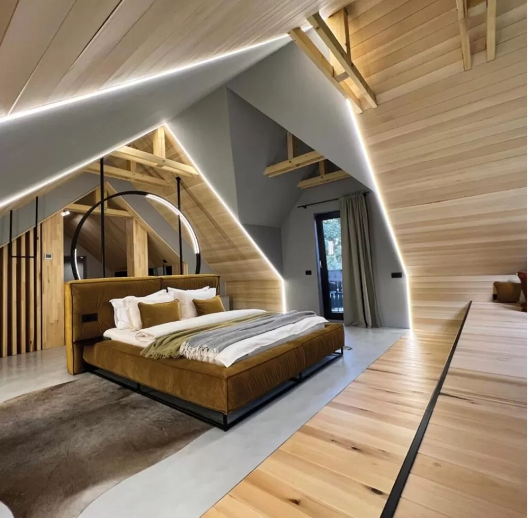 Bed in Garden Retreat Junior