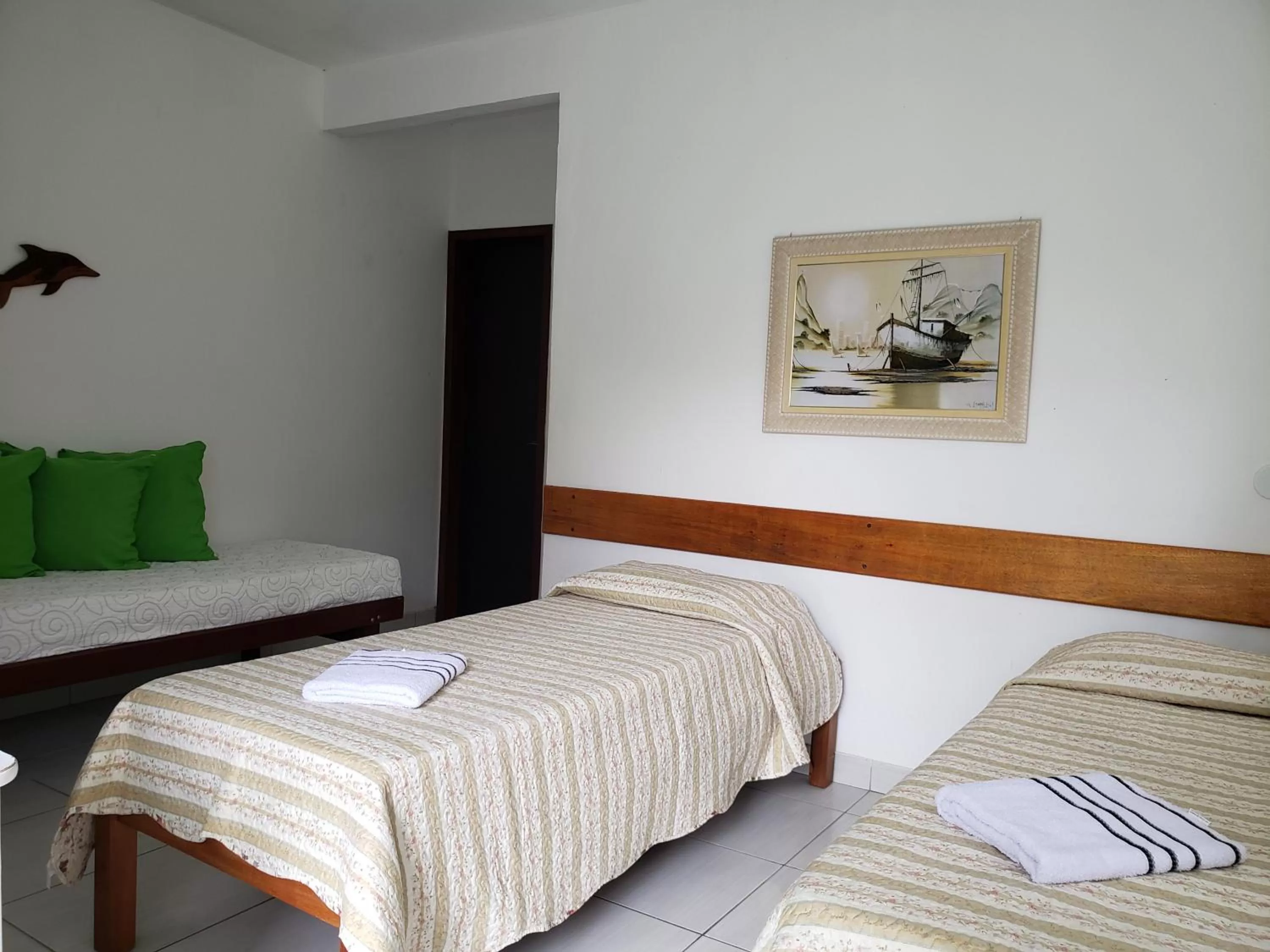 Bed in Pousada Recanto Das Emerências