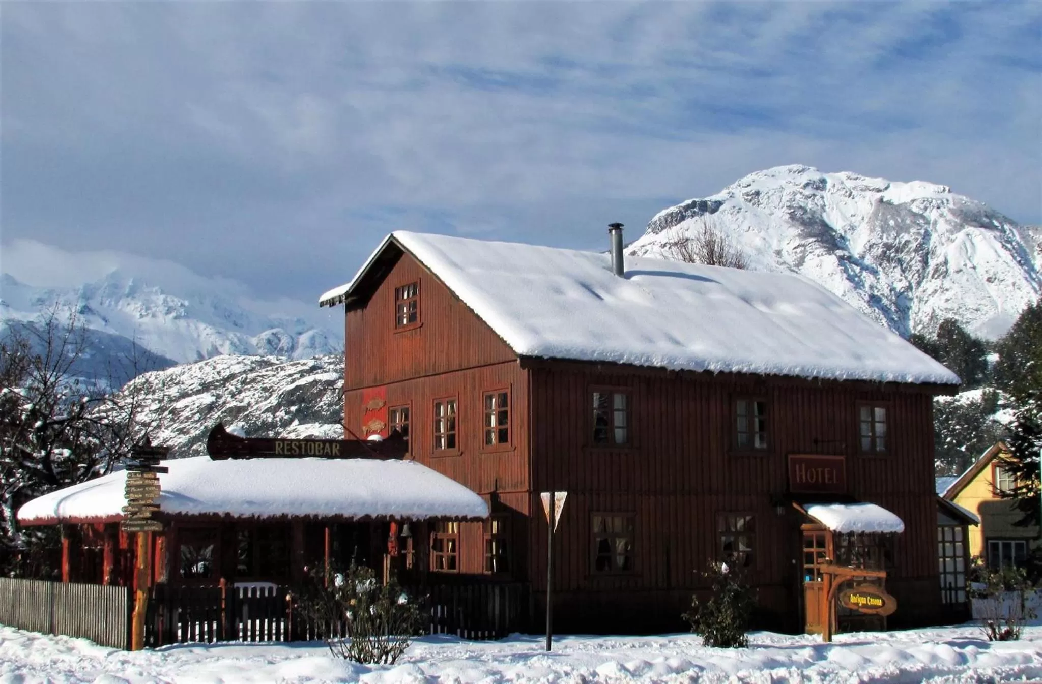 Property building in Hotel Antigua Casona Patagonia