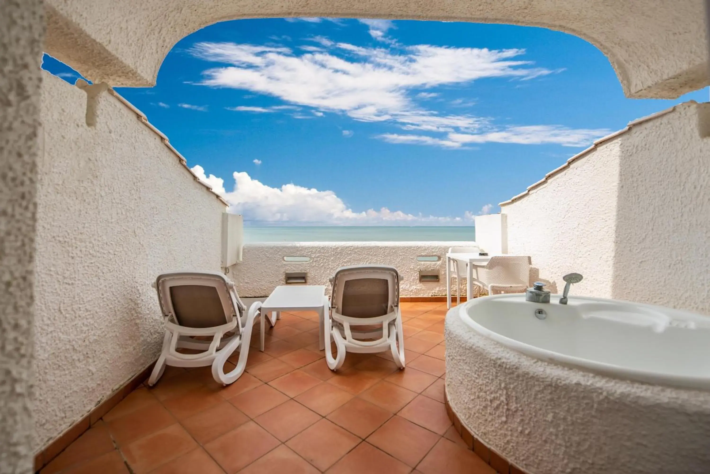 Balcony/Terrace in Hotel Oasi Di Kufra