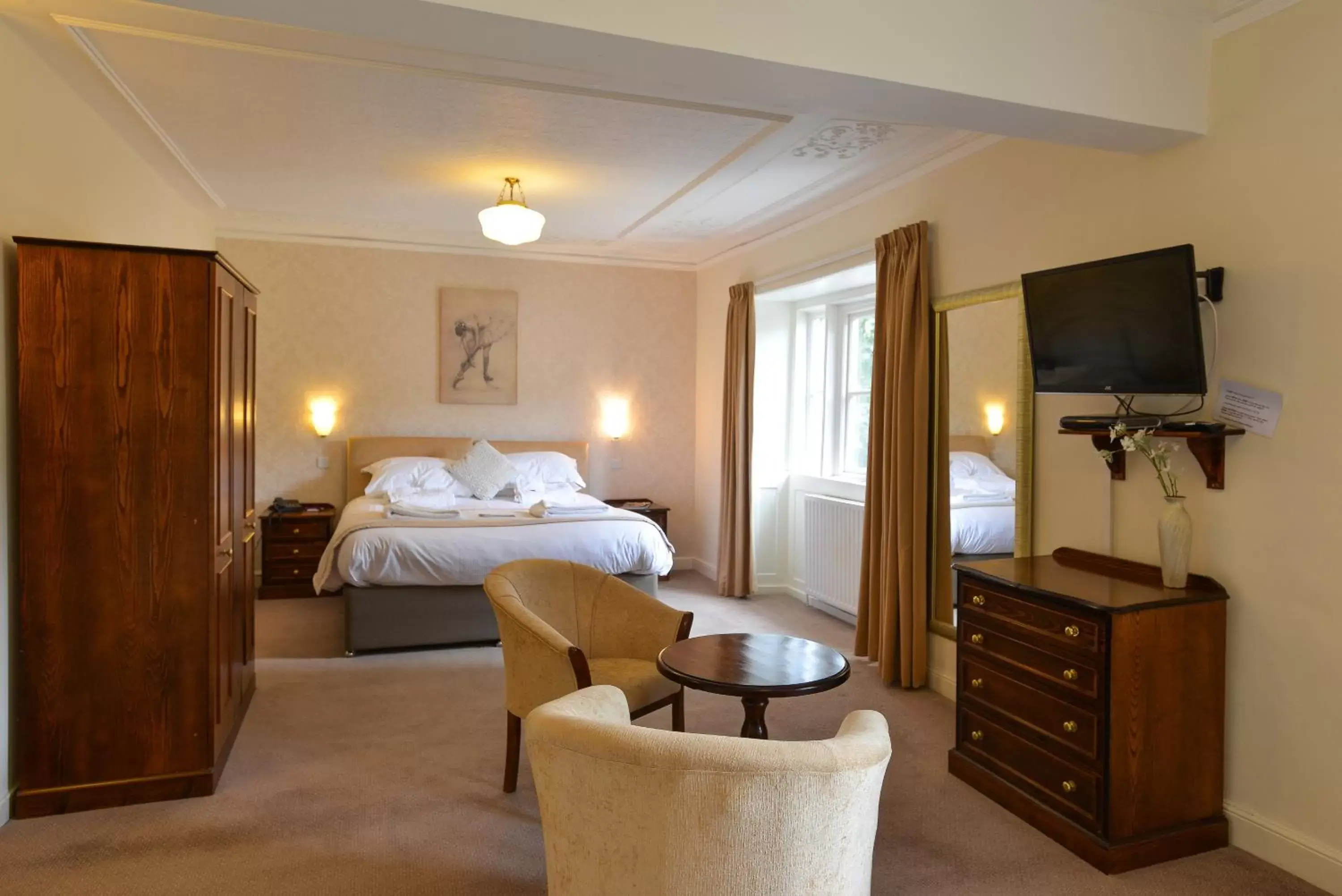 Bed, Room Photo in Steeton Hall Hotel & Restaurant
