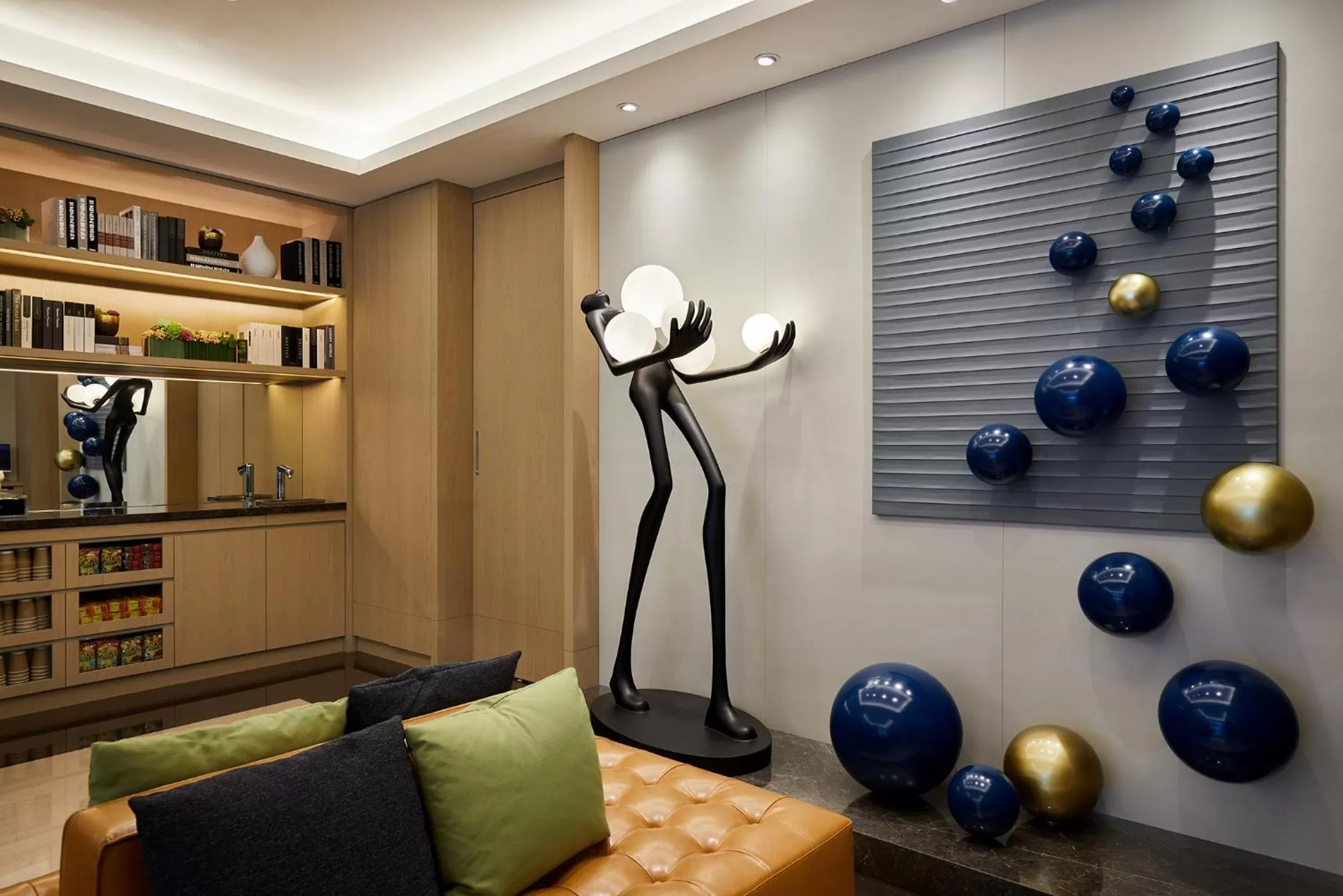 Communal lounge/ TV room in K Hotels Taipei Linsen