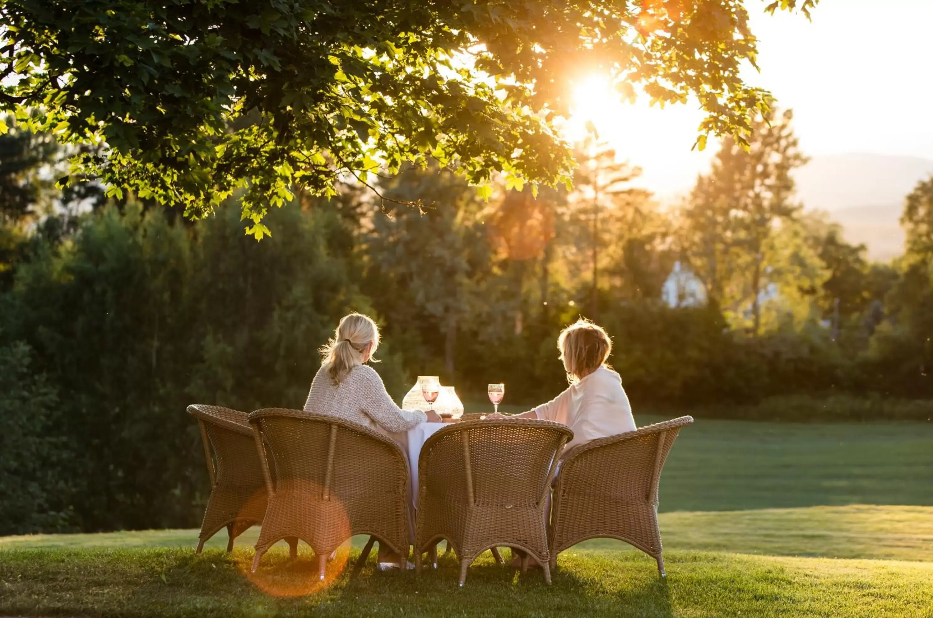 Patio in Klækken Hotel