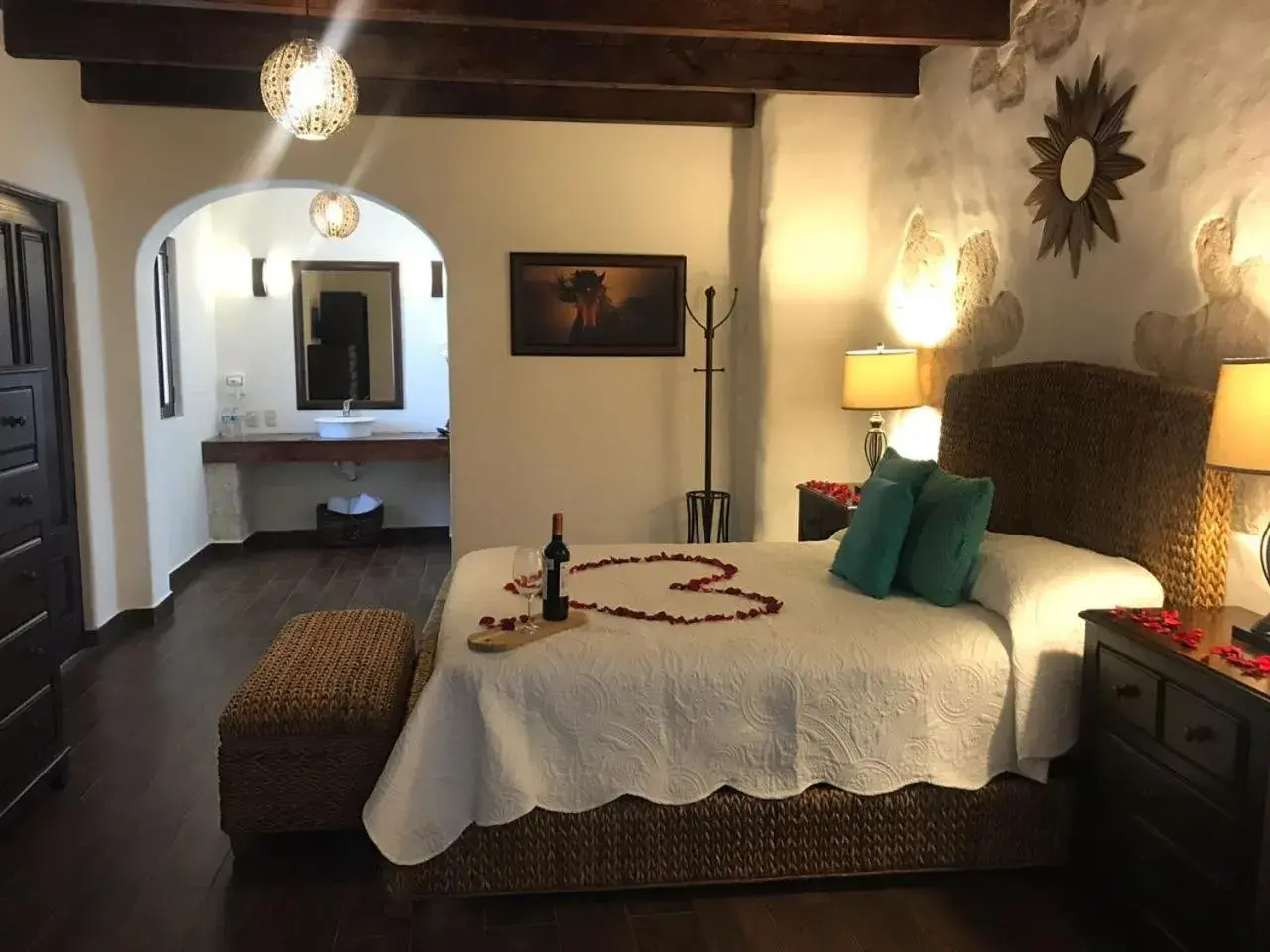 Bed in Hotel Boutique Rancho San Jorge