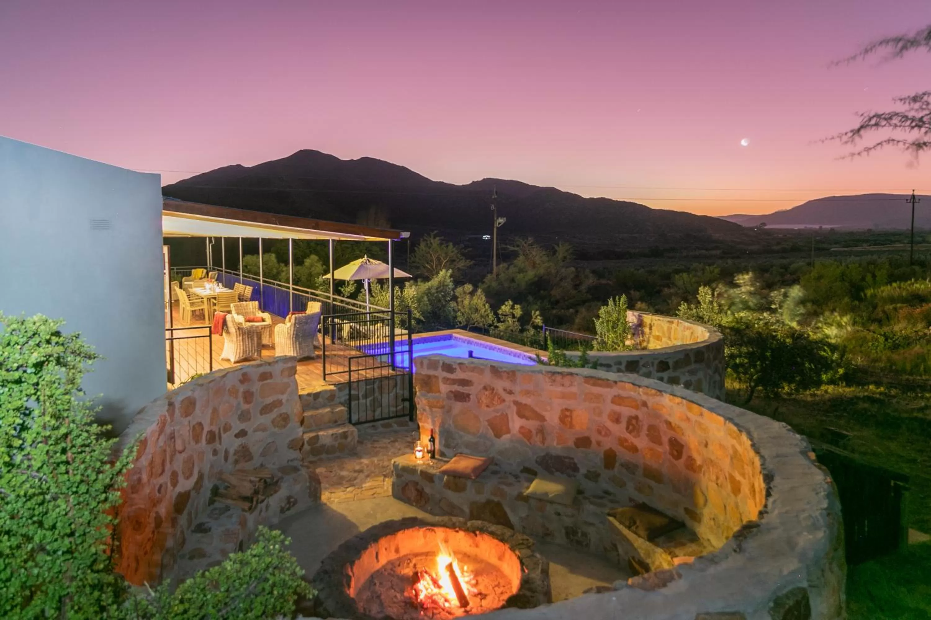 Sunset in Olive Hill Guest House