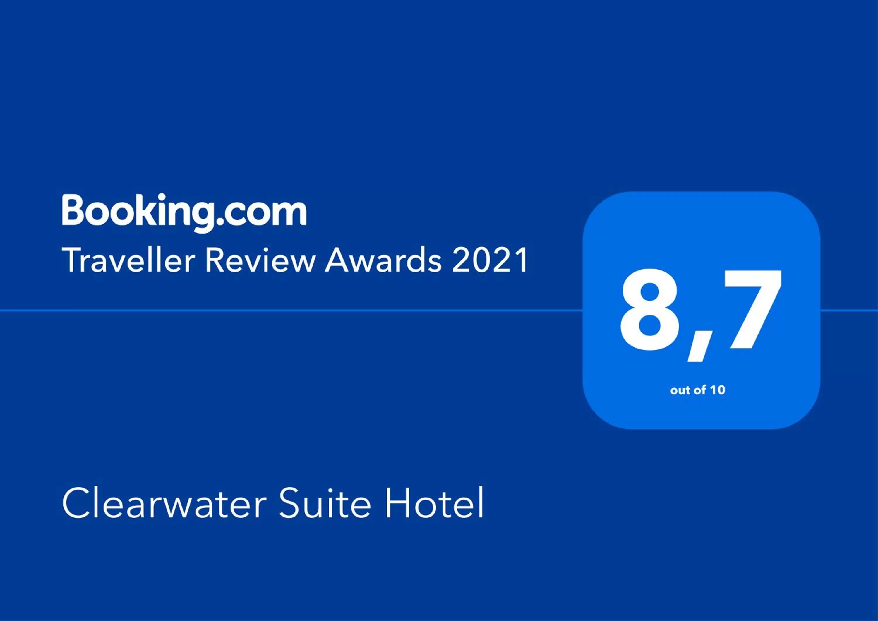 Certificate/Award in Clearwater Hotel Ltd