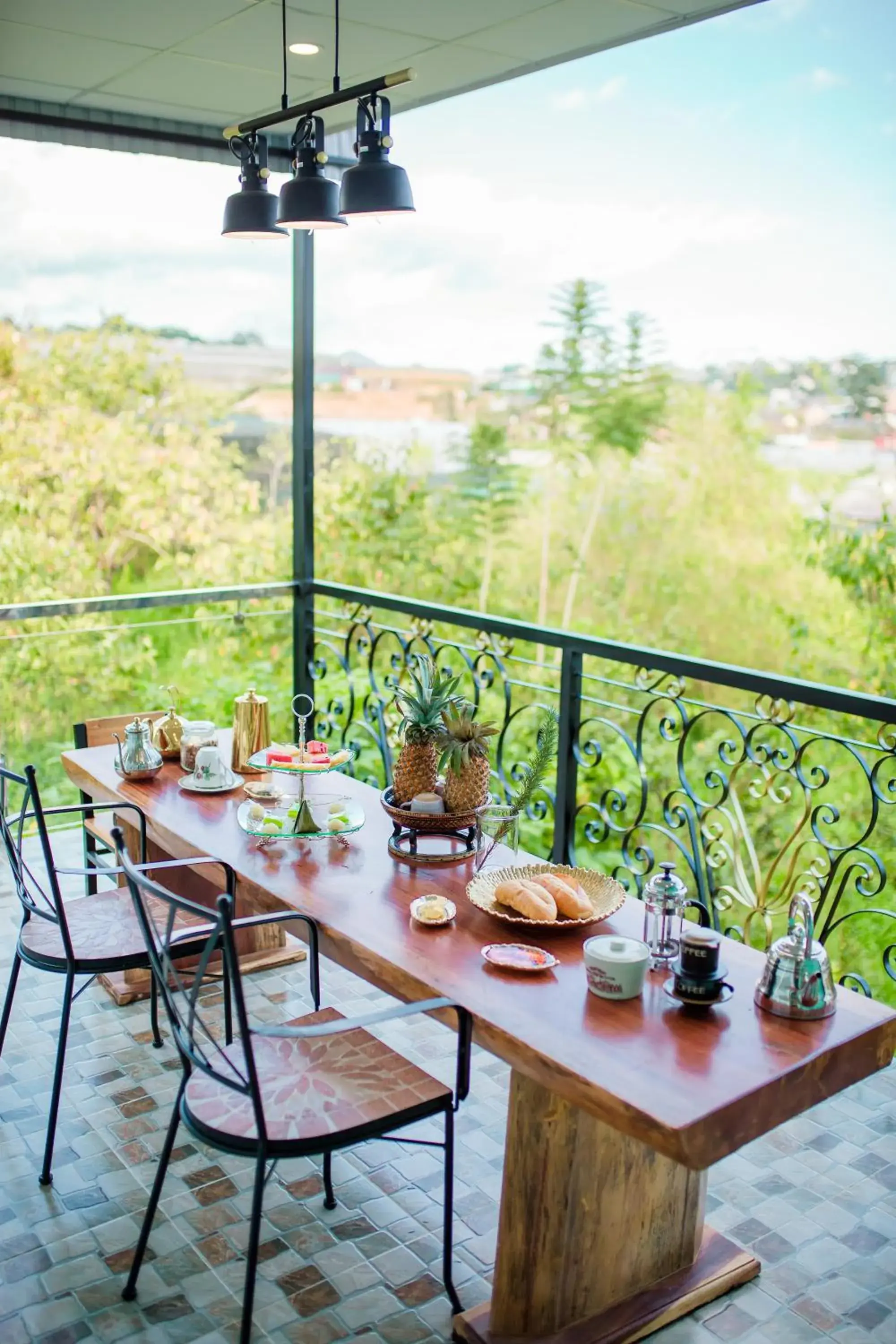 Breakfast in Dalat Terrasse Des Roses Villa Breakfast in Dalat Terrasse Des Roses Villa