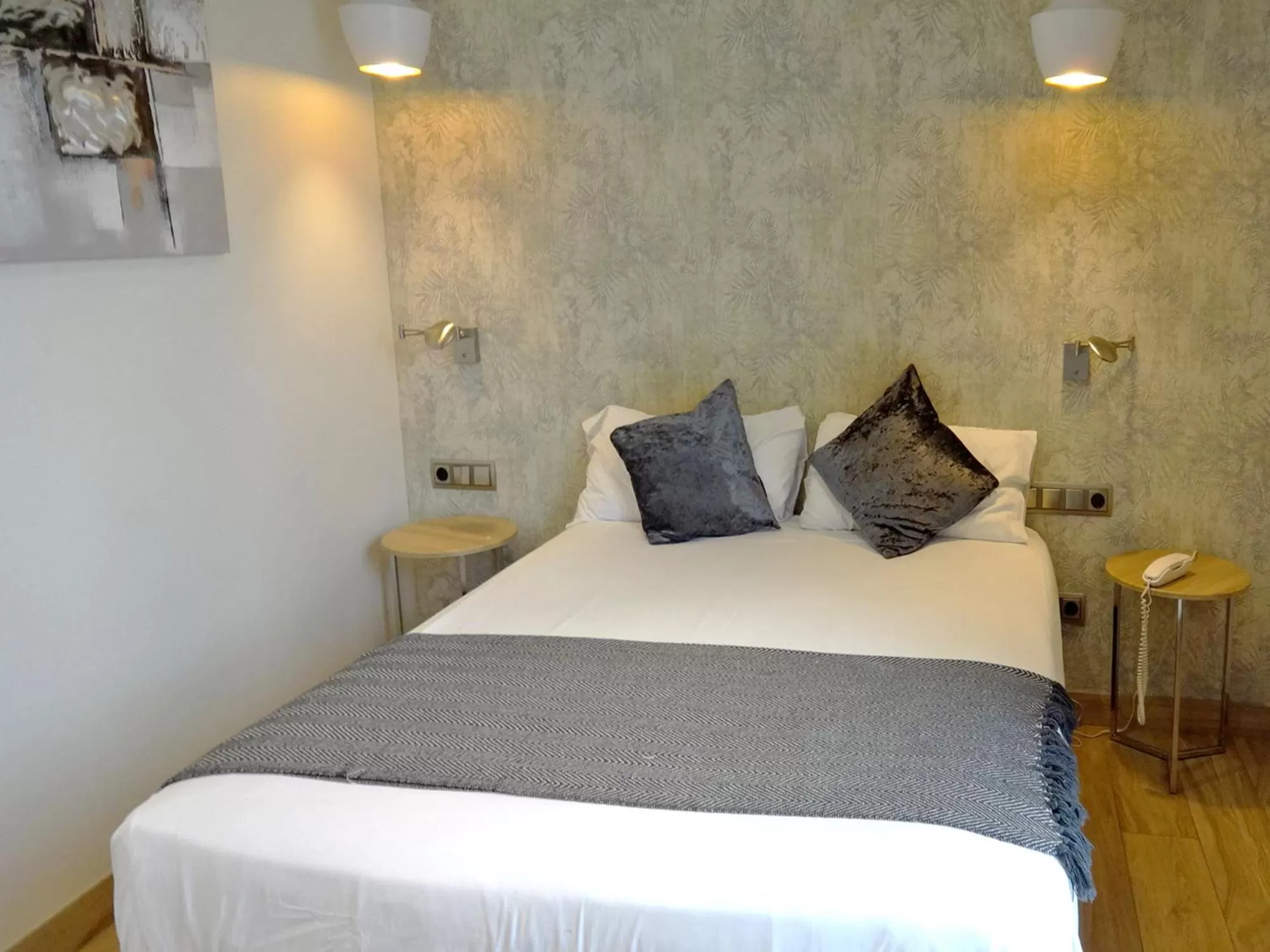 Bed in Hotel Lloret Ramblas