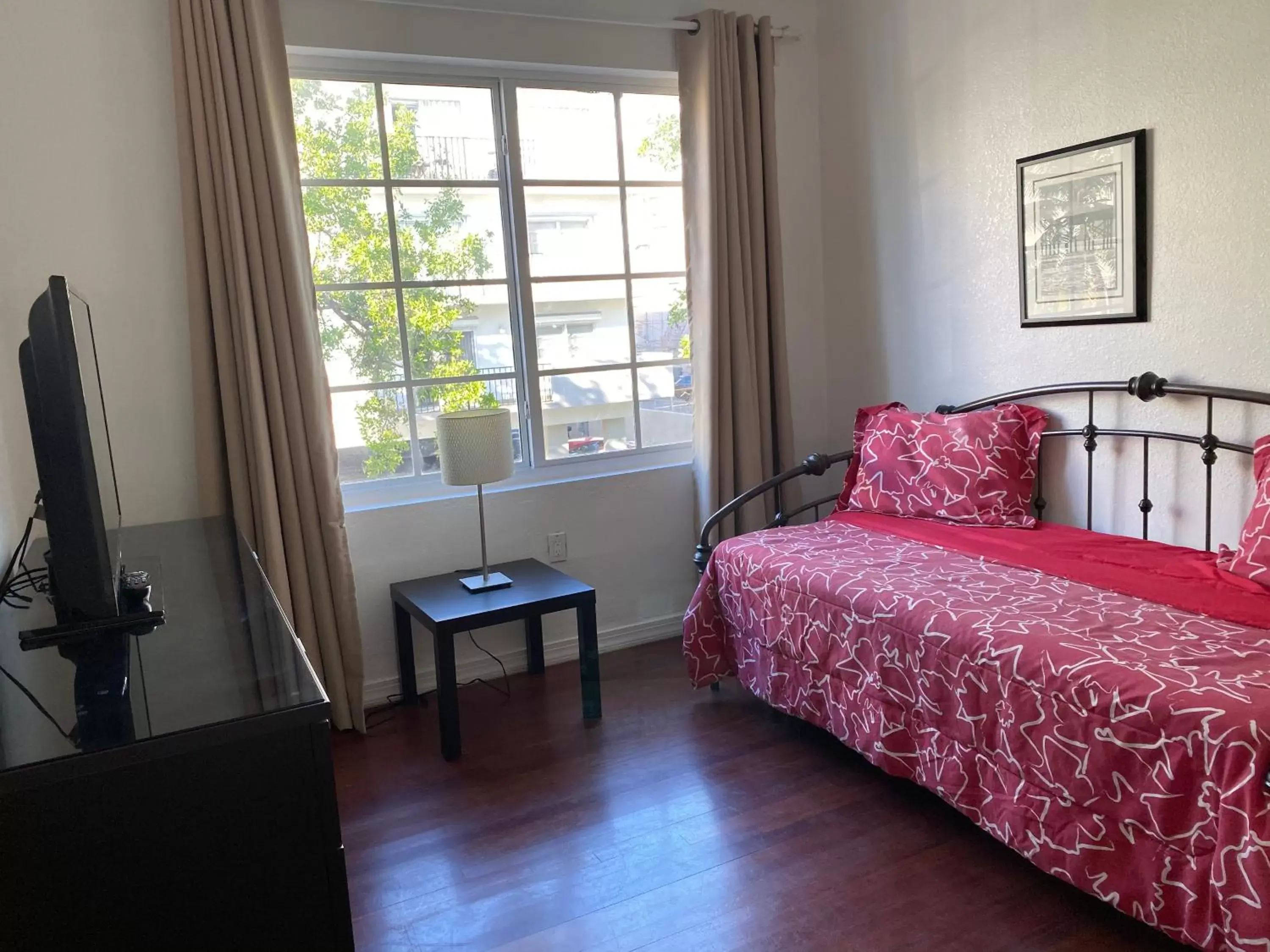Bed in Harding Boutique Apartments