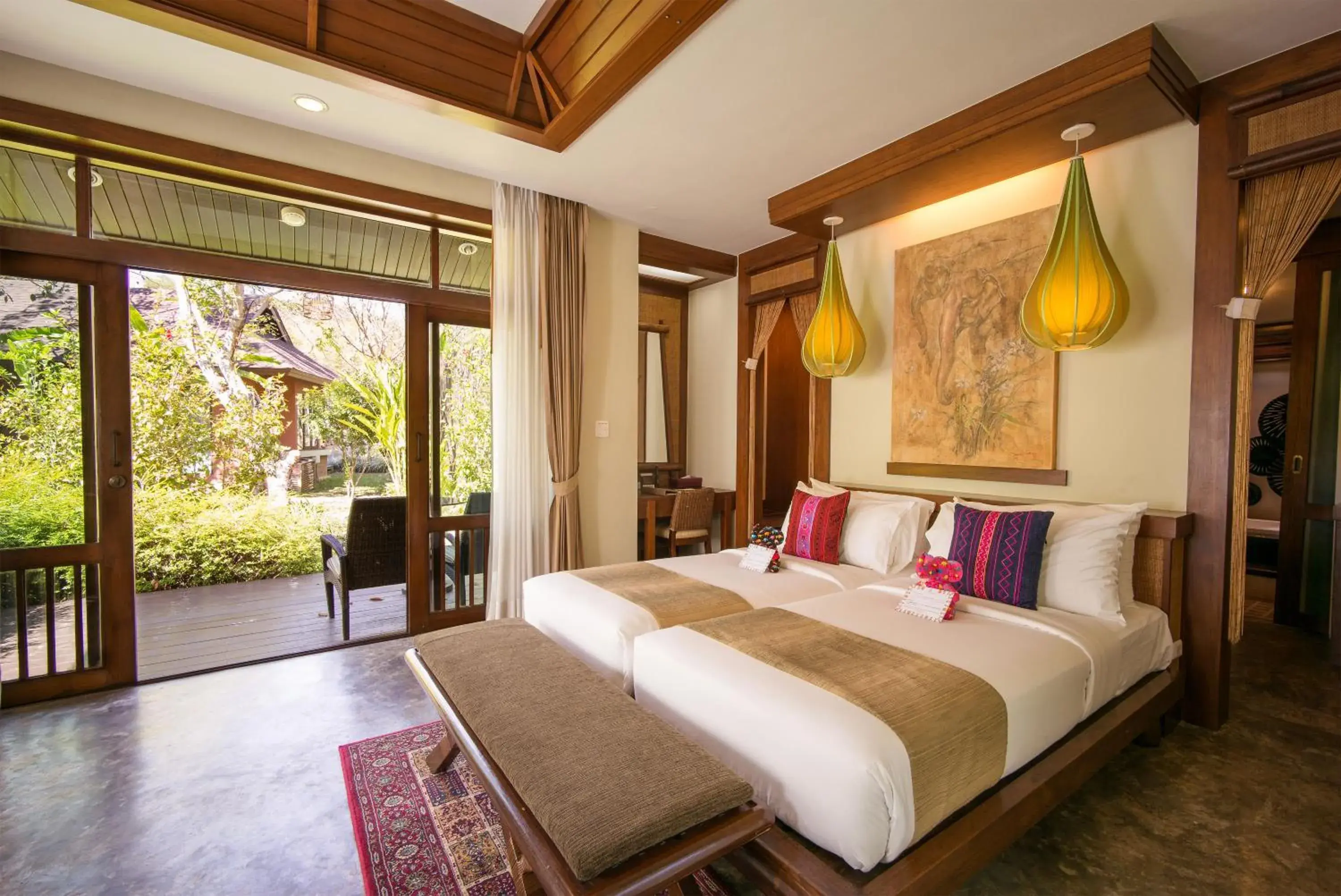 Bedroom, Bed in Sibsan Resort & Spa Maetaeng SHA