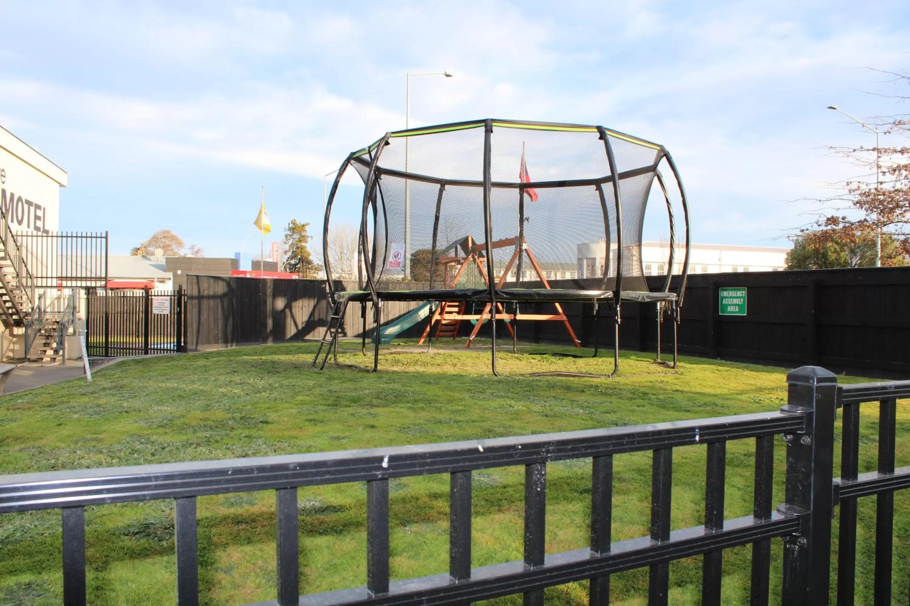 Children play ground in Elmore Lodge Motel
