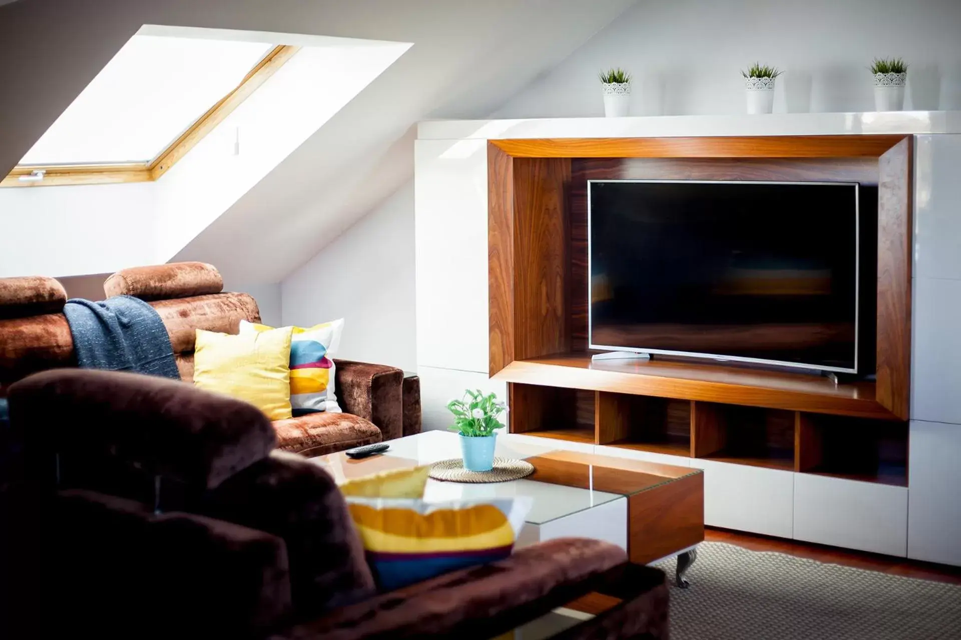 TV and multimedia, Seating Area in Apartamentos Villa Zoila Baiona