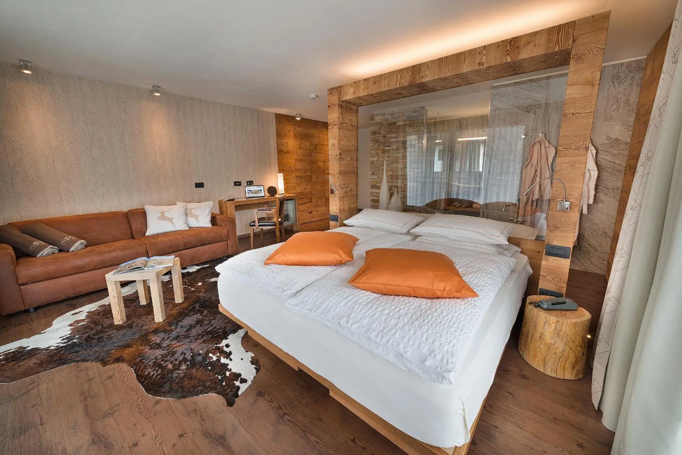 Bedroom, Bed in Hotel Bivio