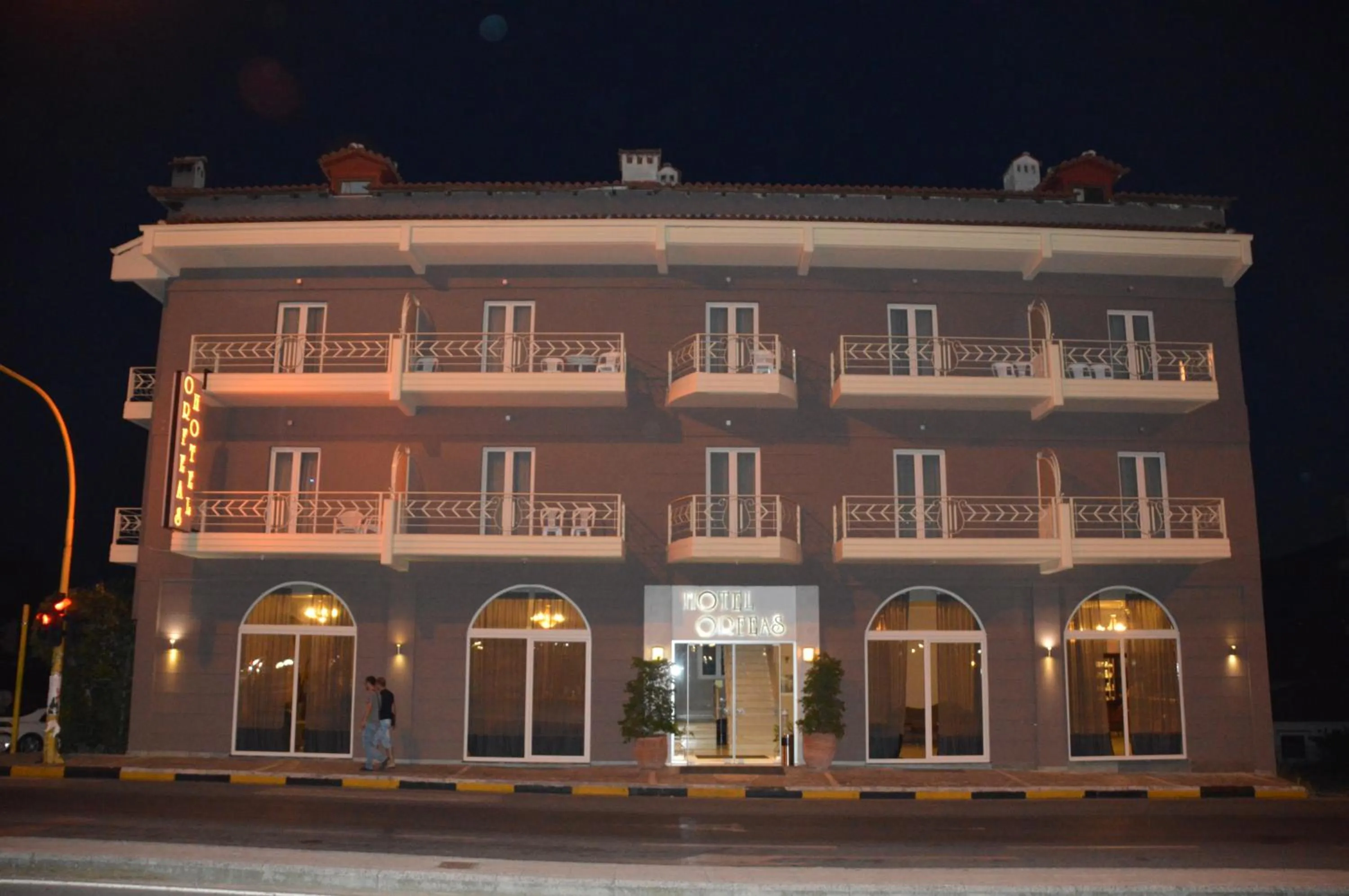 Facade/entrance in Hotel Orfeas