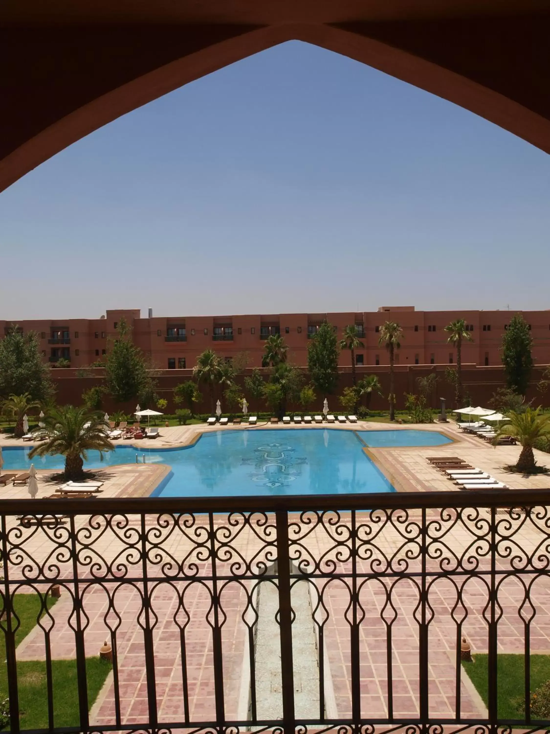 Swimming pool, Pool View in Palm Plaza Hôtel & Spa