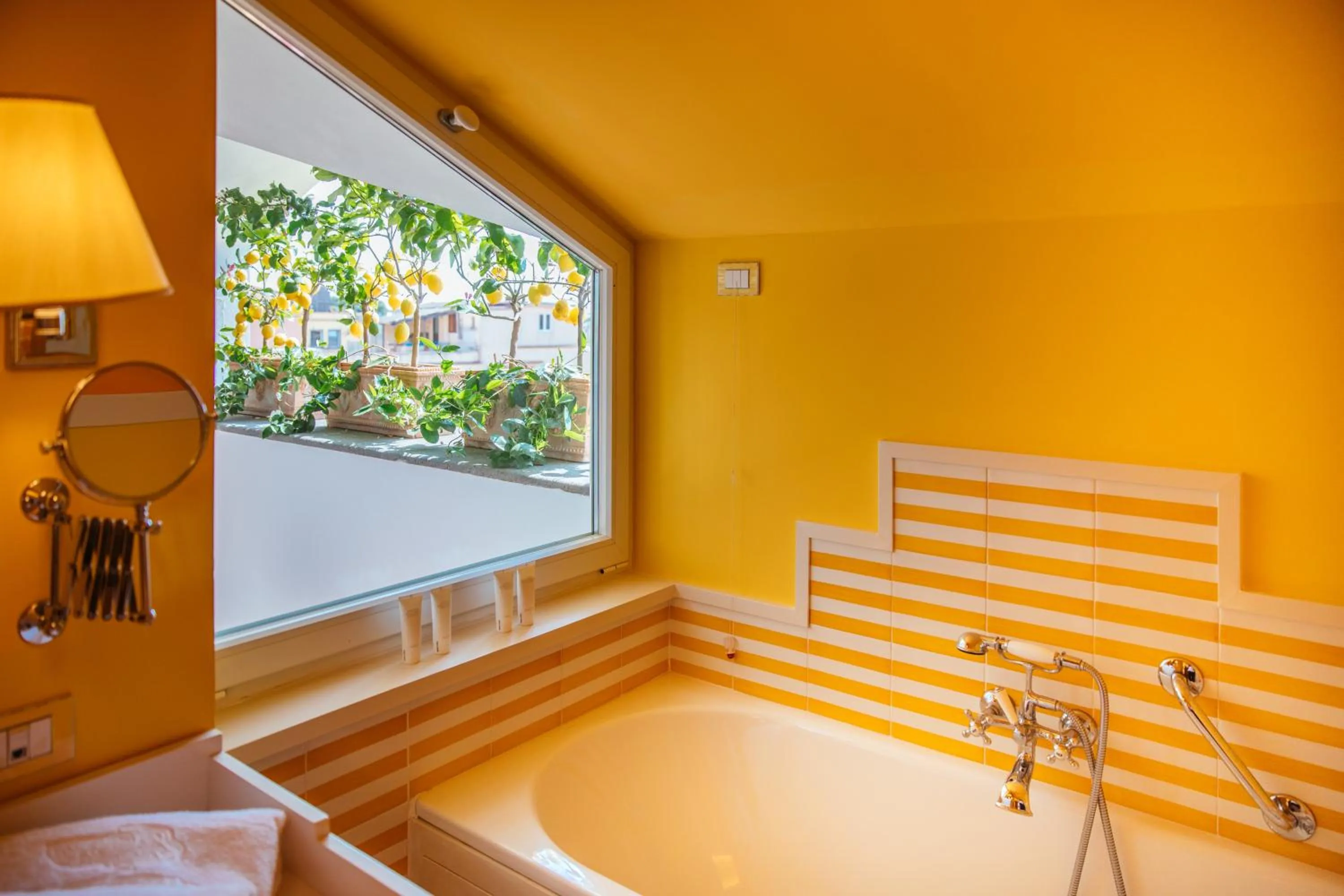 Bathroom, Bed in Boutique Hotel Don Alfonso 1890