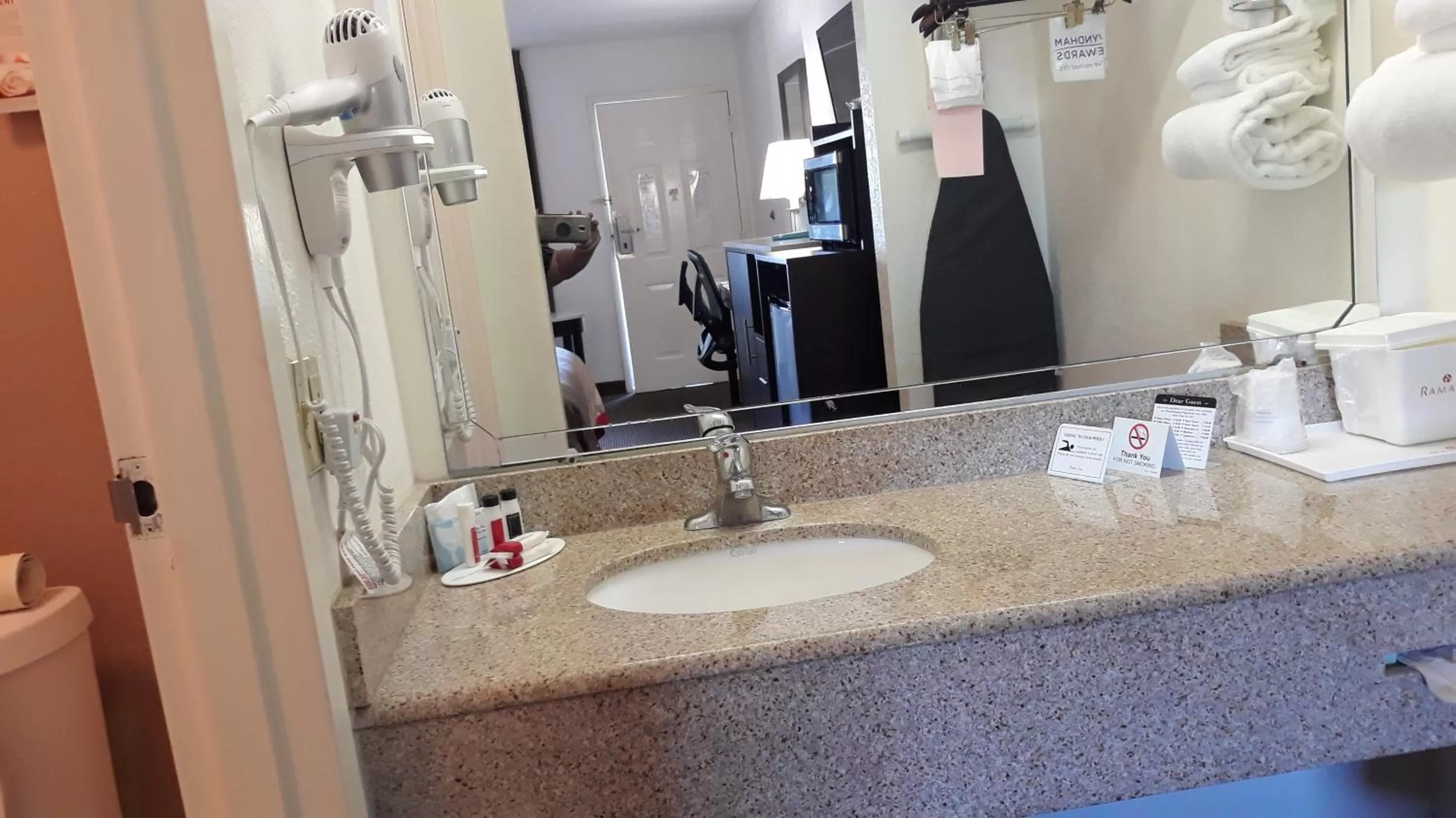 Bathroom in Ramada by Wyndham Temple Terrace/Tampa North