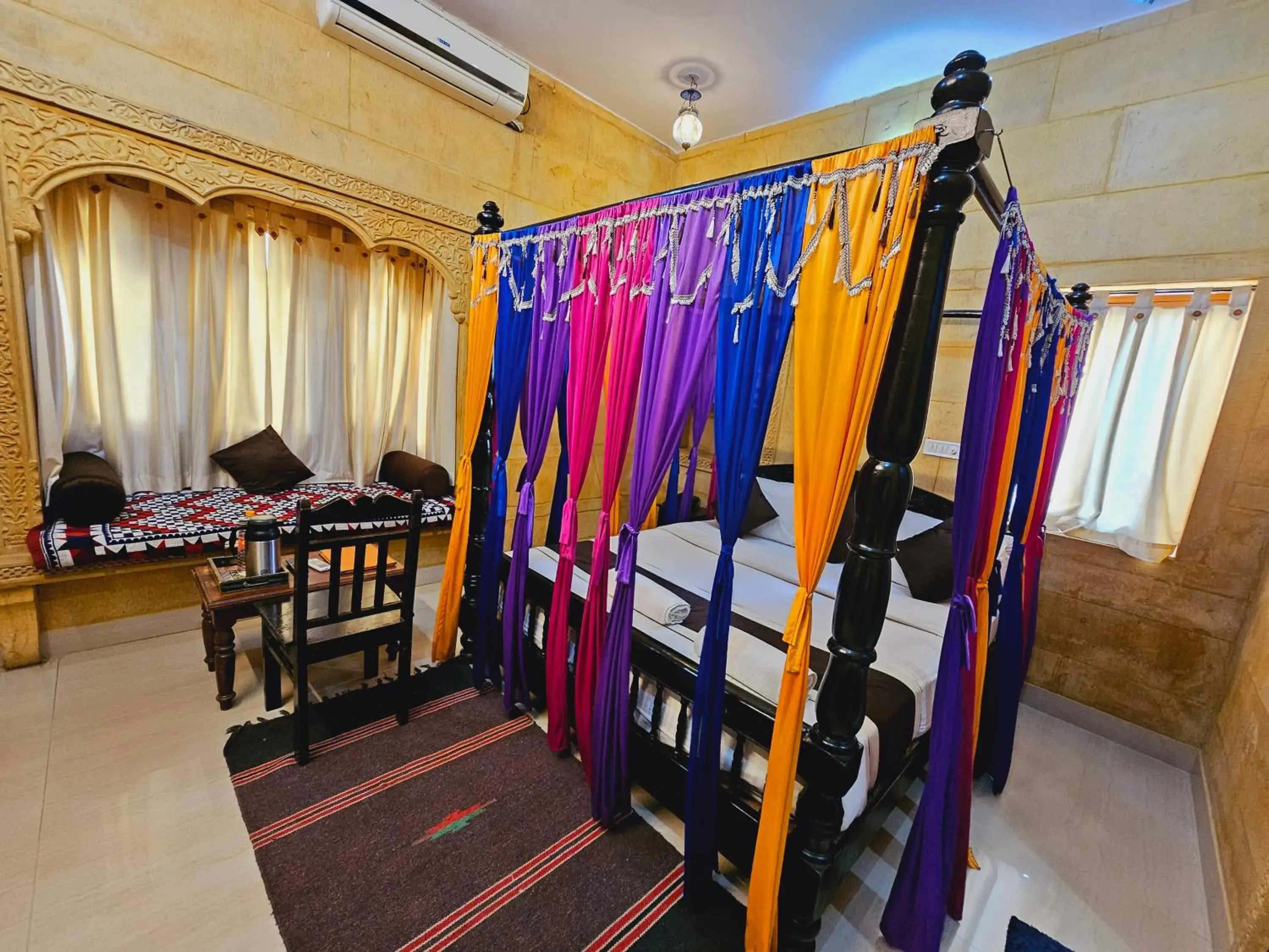 Living room, Dining Area in Hotel Royal Haveli