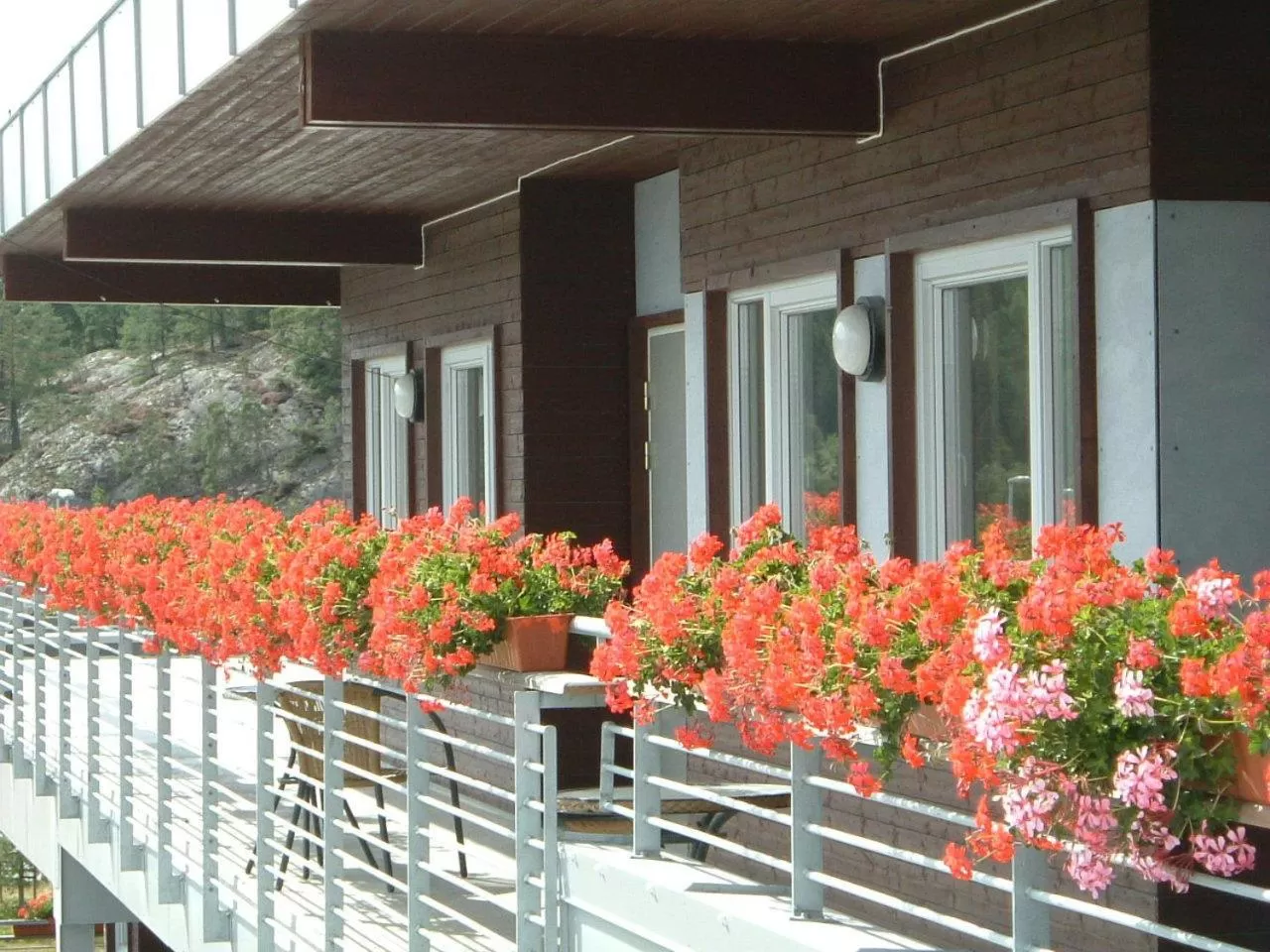 Balcony/Terrace in Motell Svinesundparken