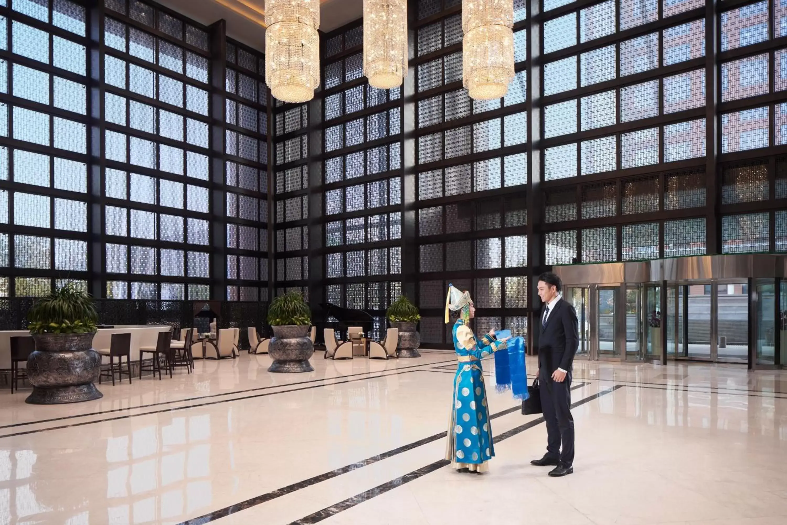 Lobby or reception in Sheraton Hohhot Hotel