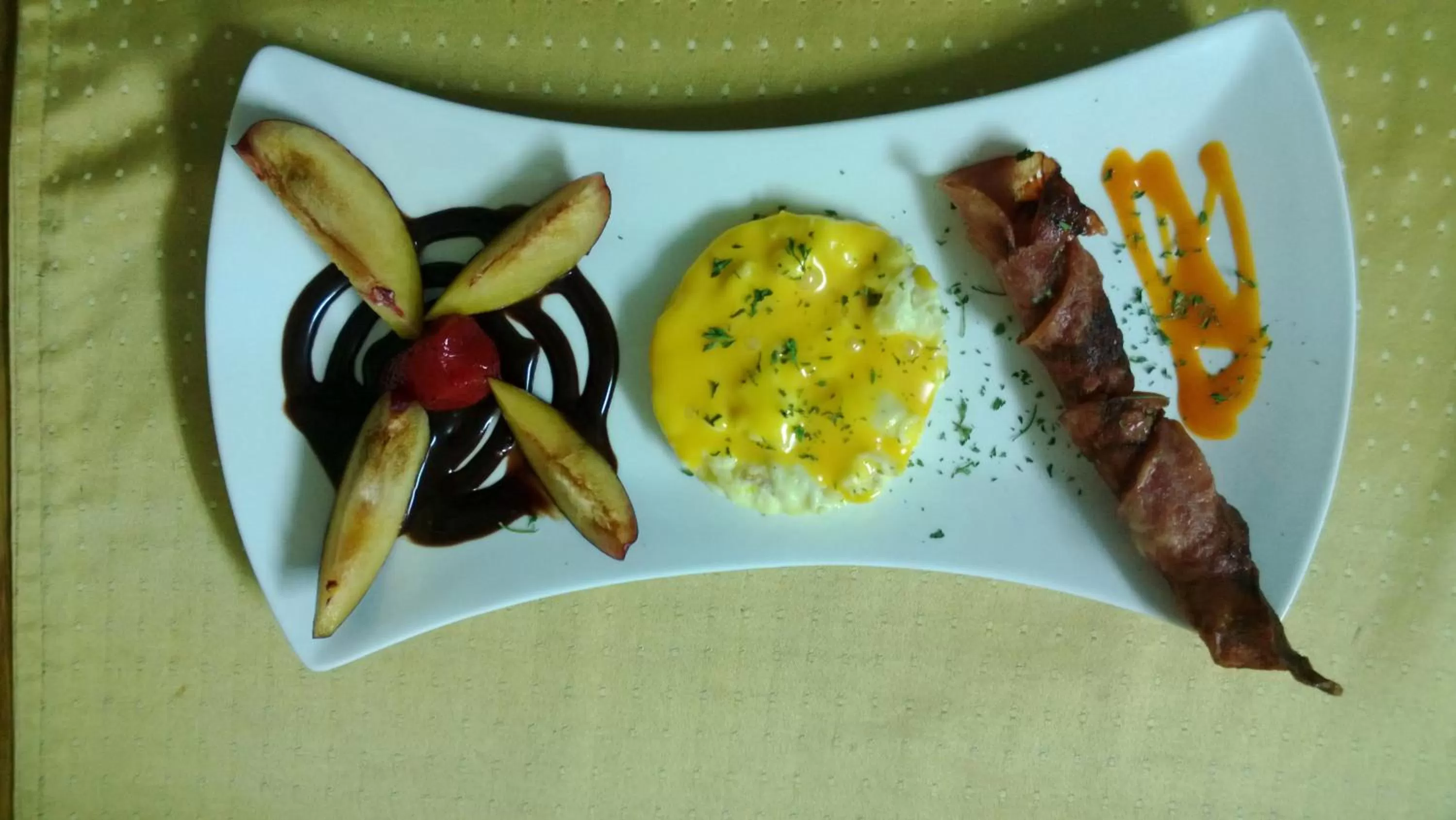 Food close-up in The Red Hut Inn