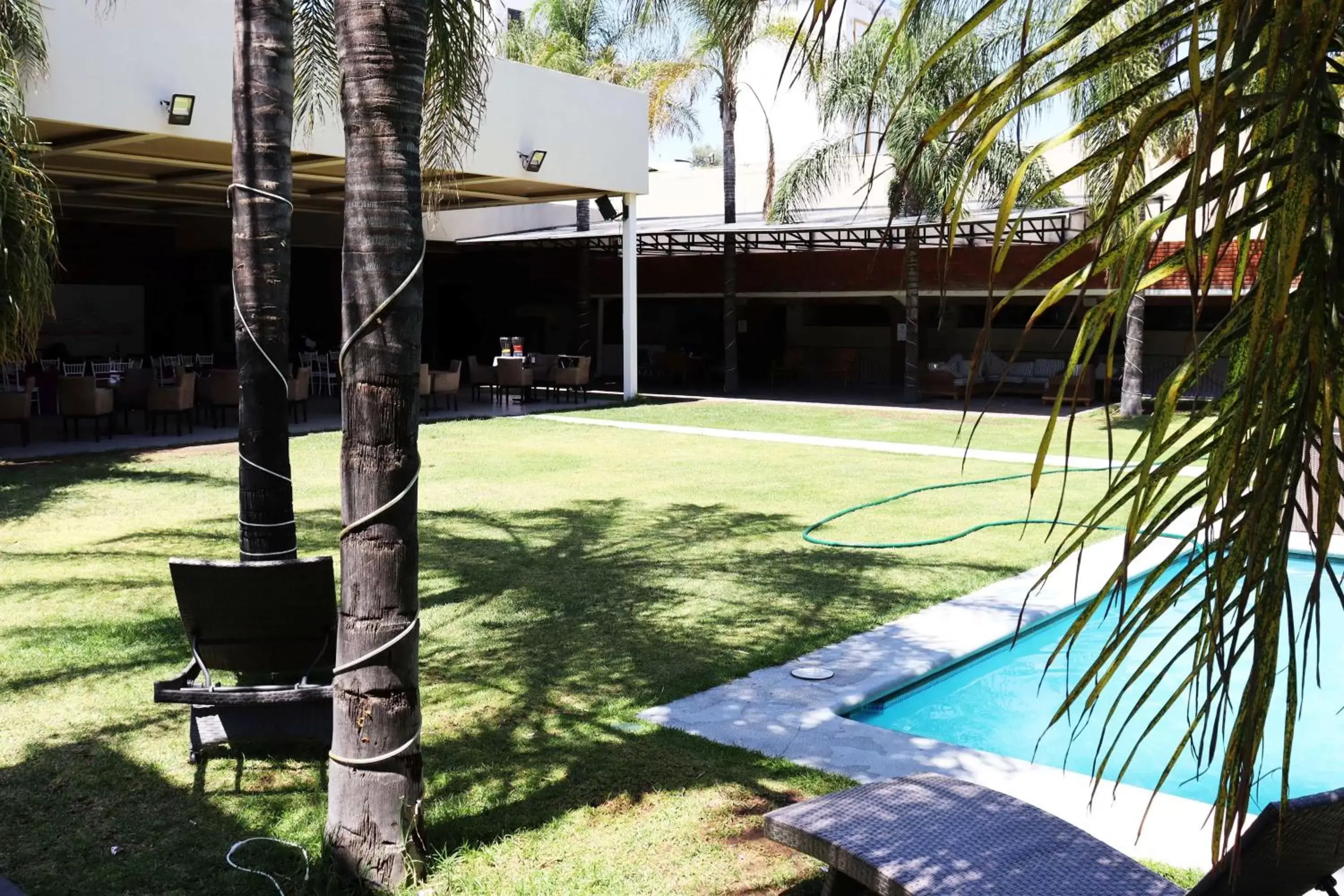 Pool view, Swimming Pool in Wyndham Garden Aguascalientes Hotel & Casino