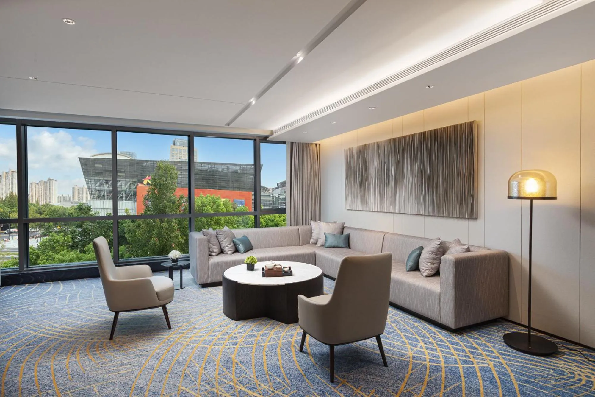 Meeting/conference room in HUALUXE Shanghai Changfeng Park - Park Lake View