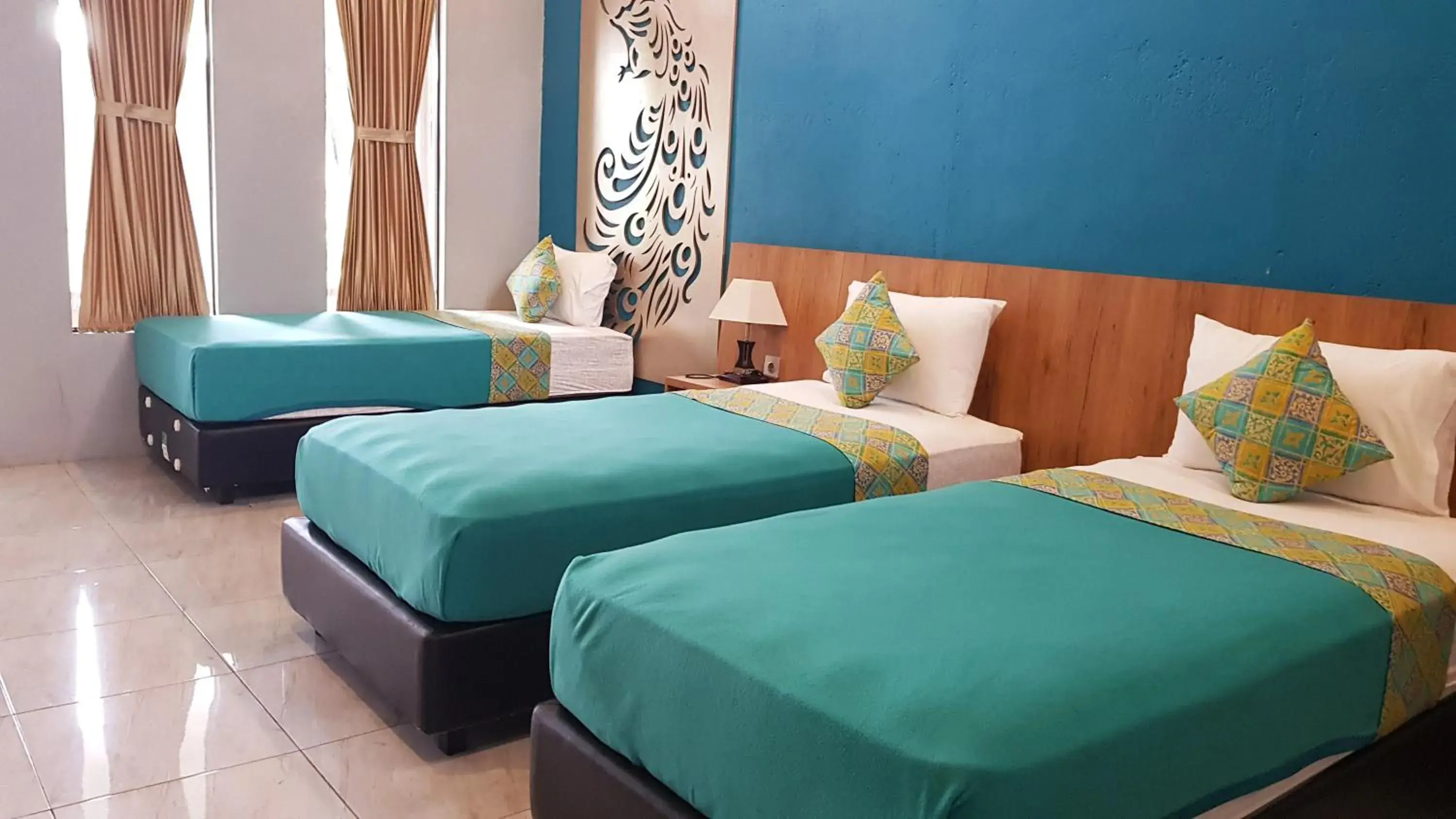 Bed in Sanur Agung Hotel
