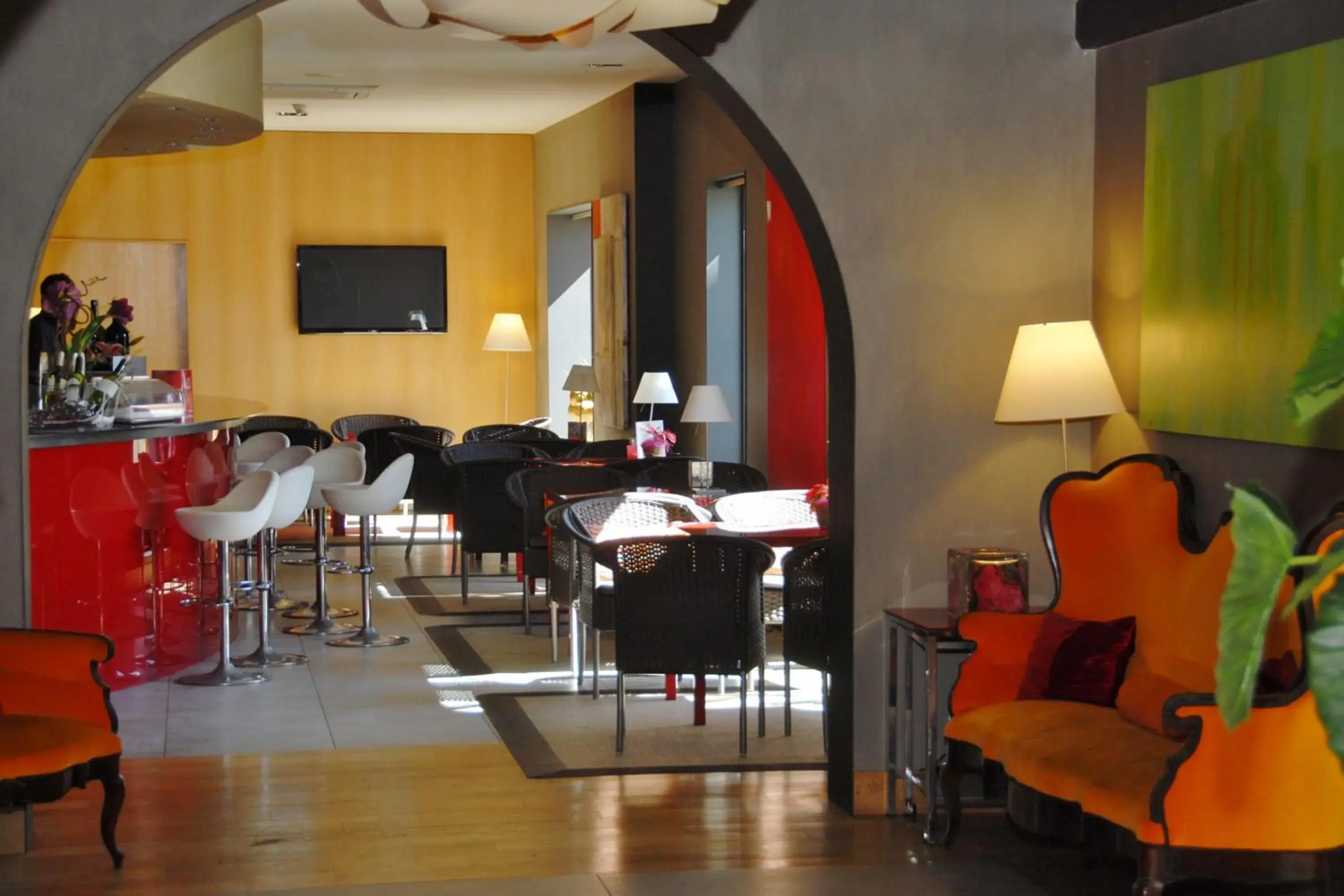Lounge or bar, Restaurant/Places to Eat in Hotel El Castell