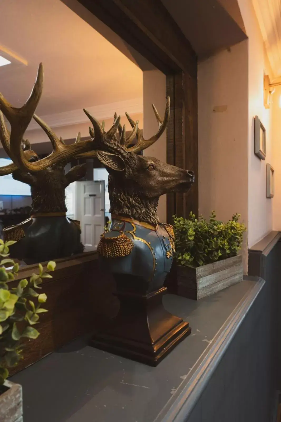 Decorative detail in The Stag Hotel, Restaurant and Bar