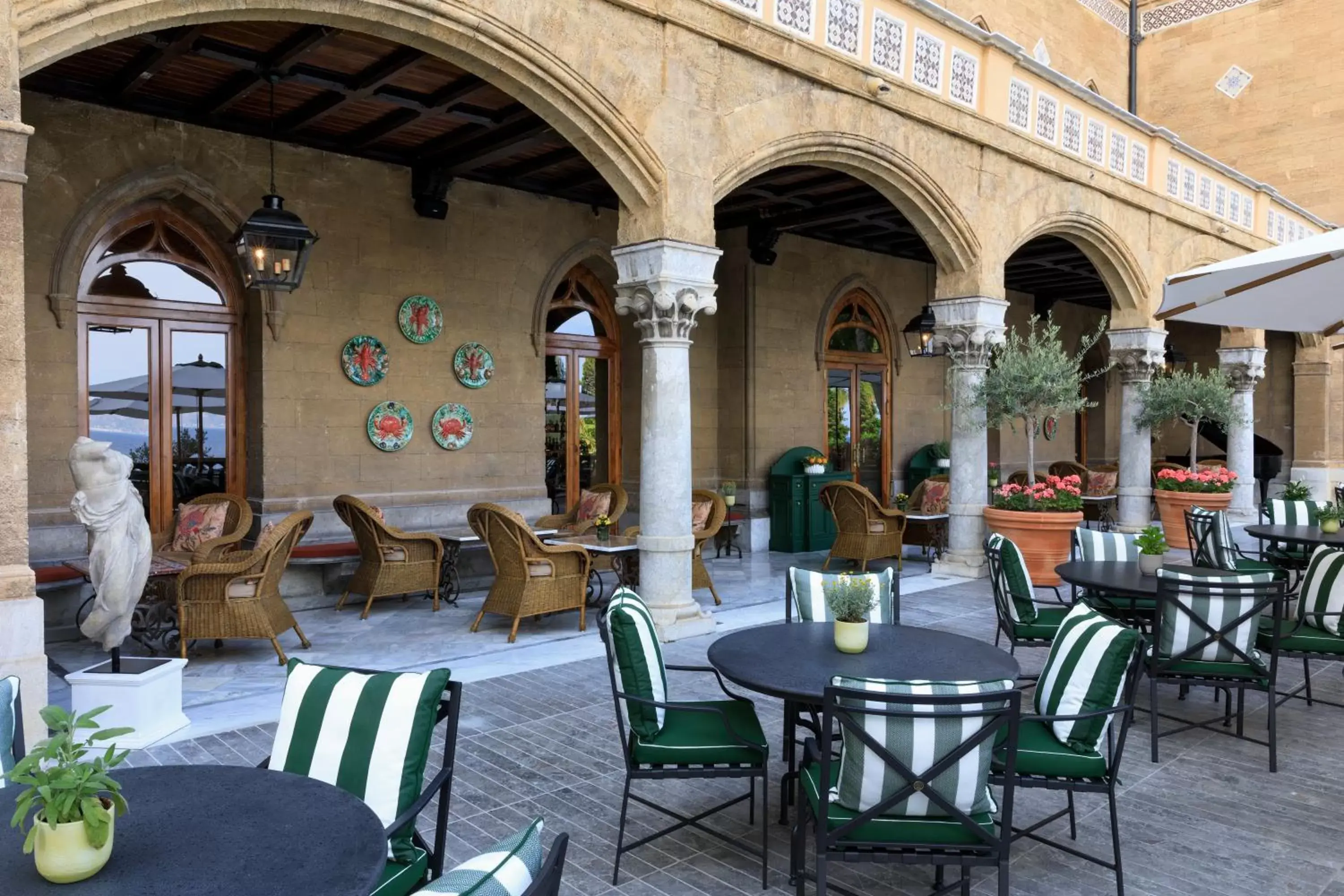 Patio, Restaurant/Places to Eat in Rocco Forte Villa Igiea