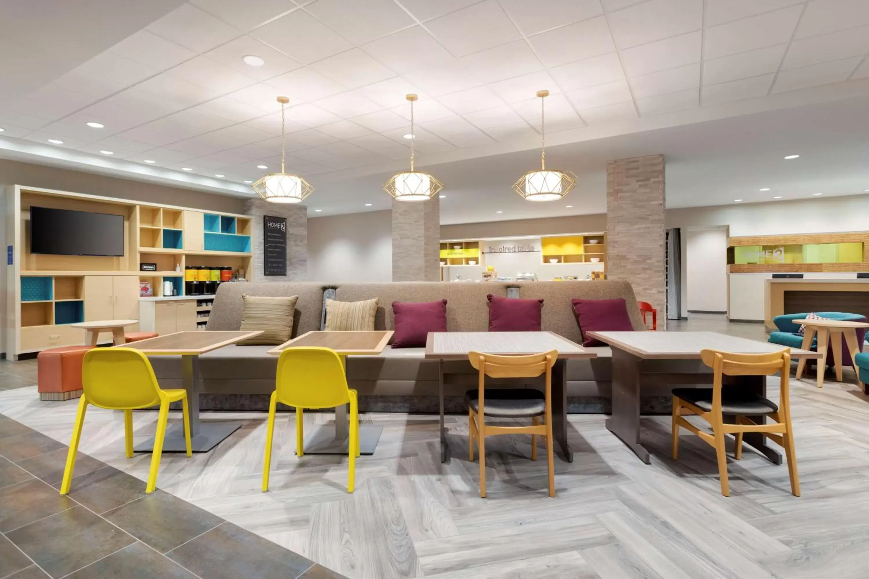 Lobby or reception, Restaurant/Places to Eat in Home2 Suites By Hilton Richmond Short Pump