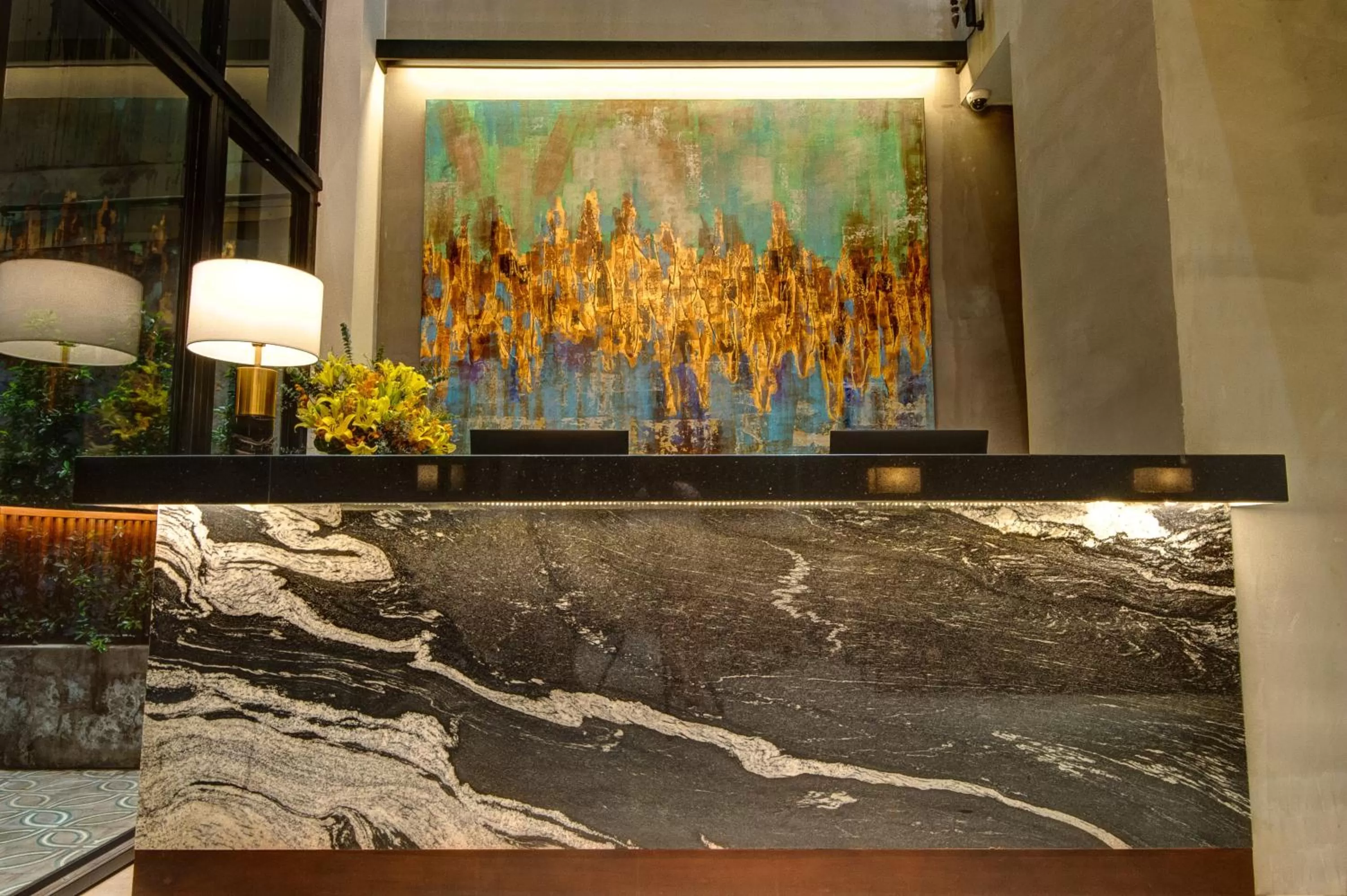 Decorative detail in GLOW PARK HOTEL Grand Royal Palace