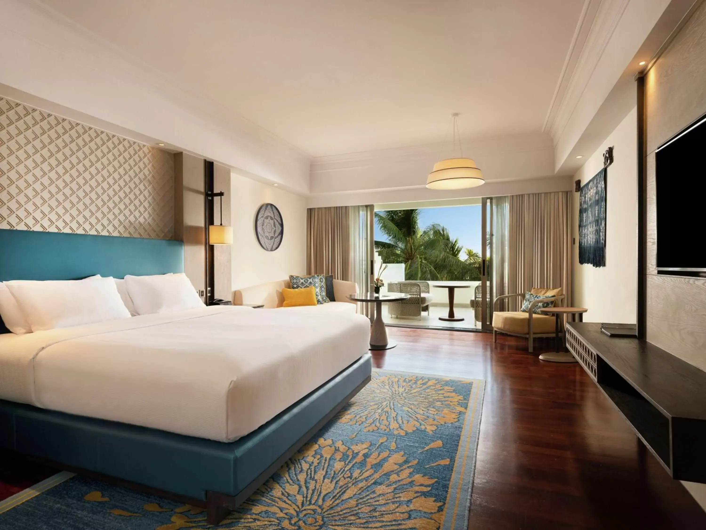 Bed in Hilton Bali Resort