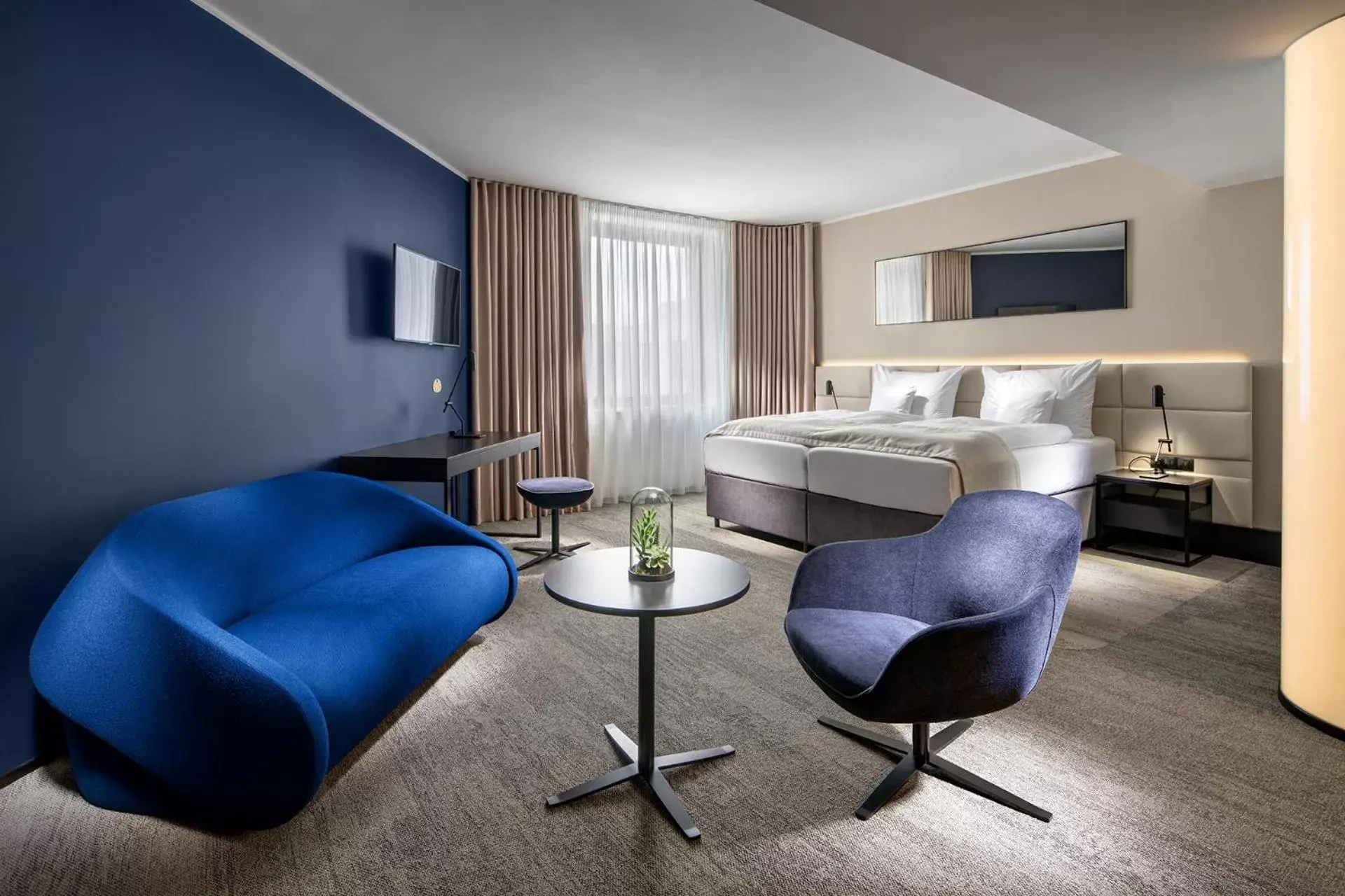 Bed, Seating Area in Clarion Congress Hotel Prague