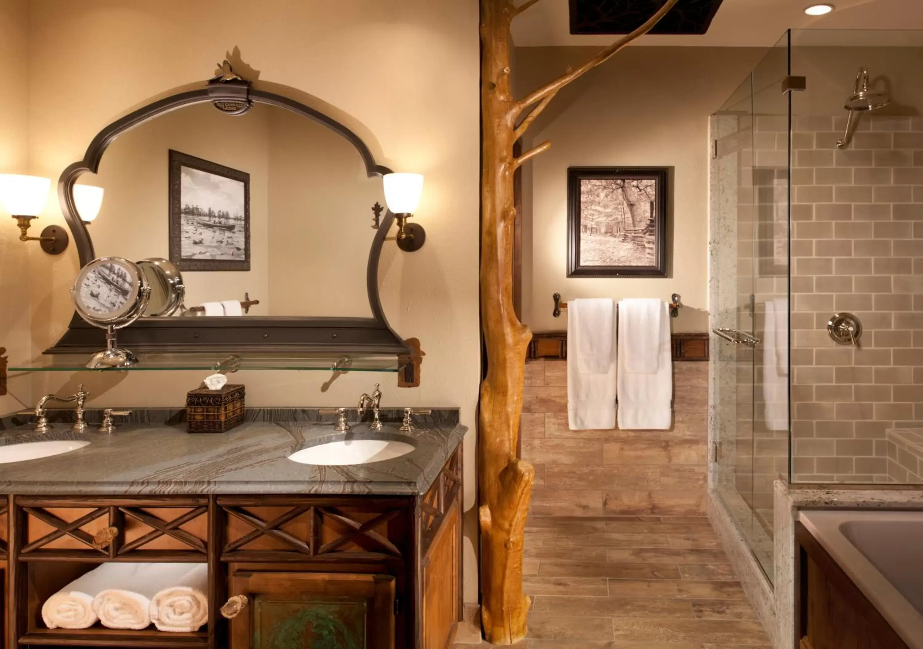 Bathroom in Big Cypress Lodge