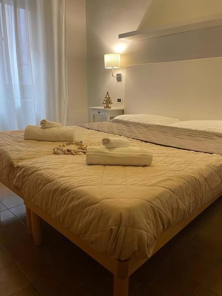 Bed in Hotel Losanna