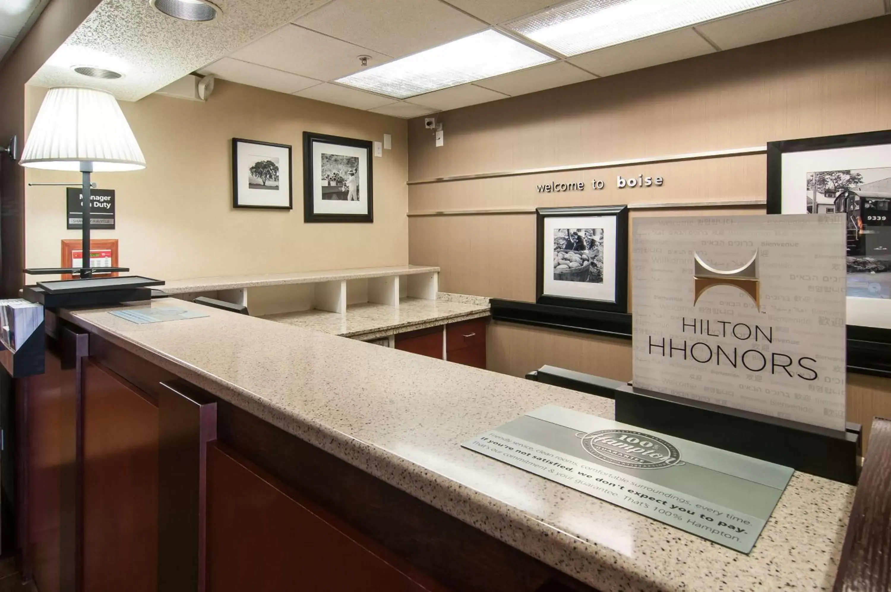Lobby or reception, Lobby/Reception in Hampton Inn Boise - Airport