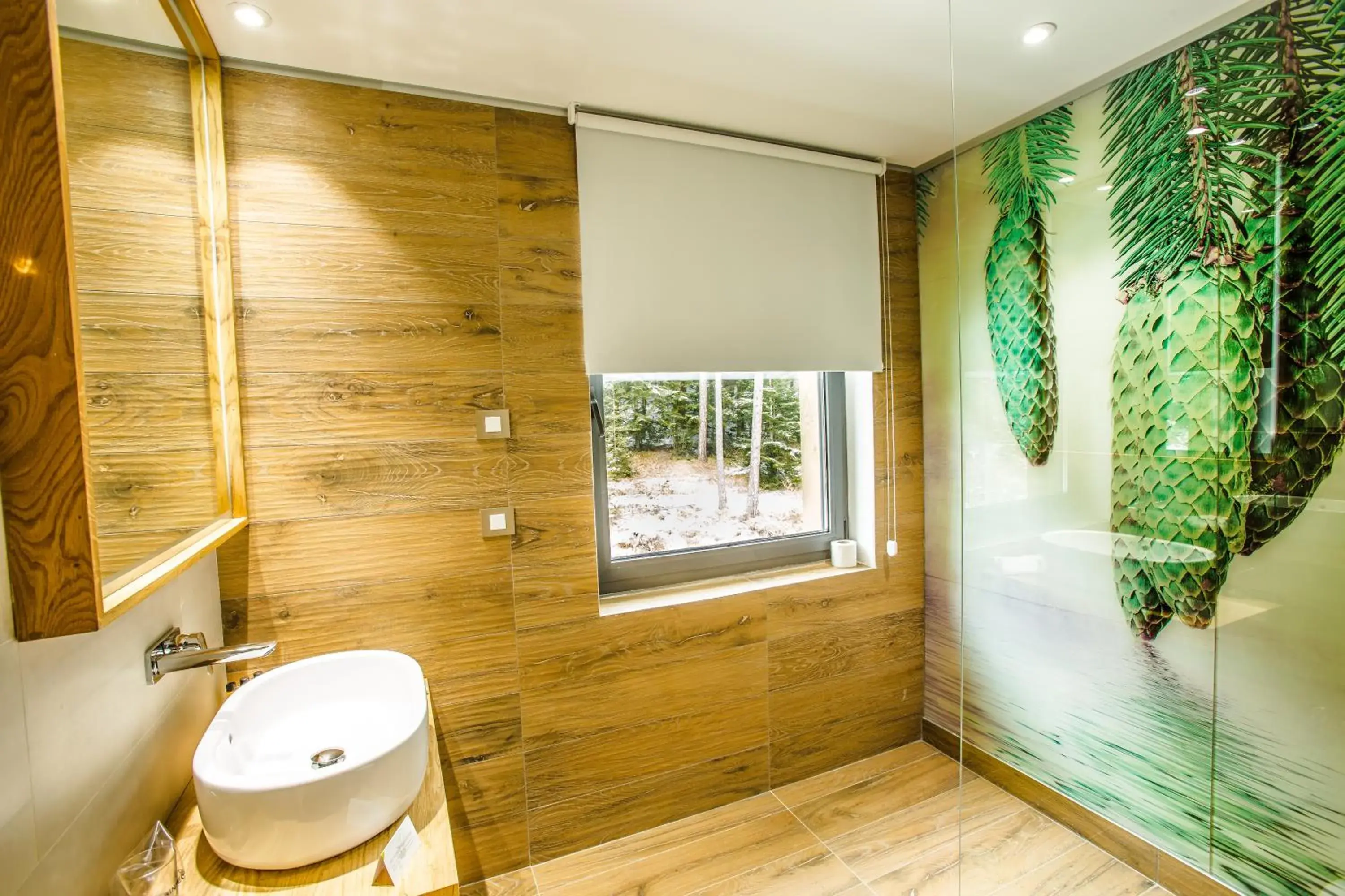 Shower, Bathroom in Pino Nature Hotel