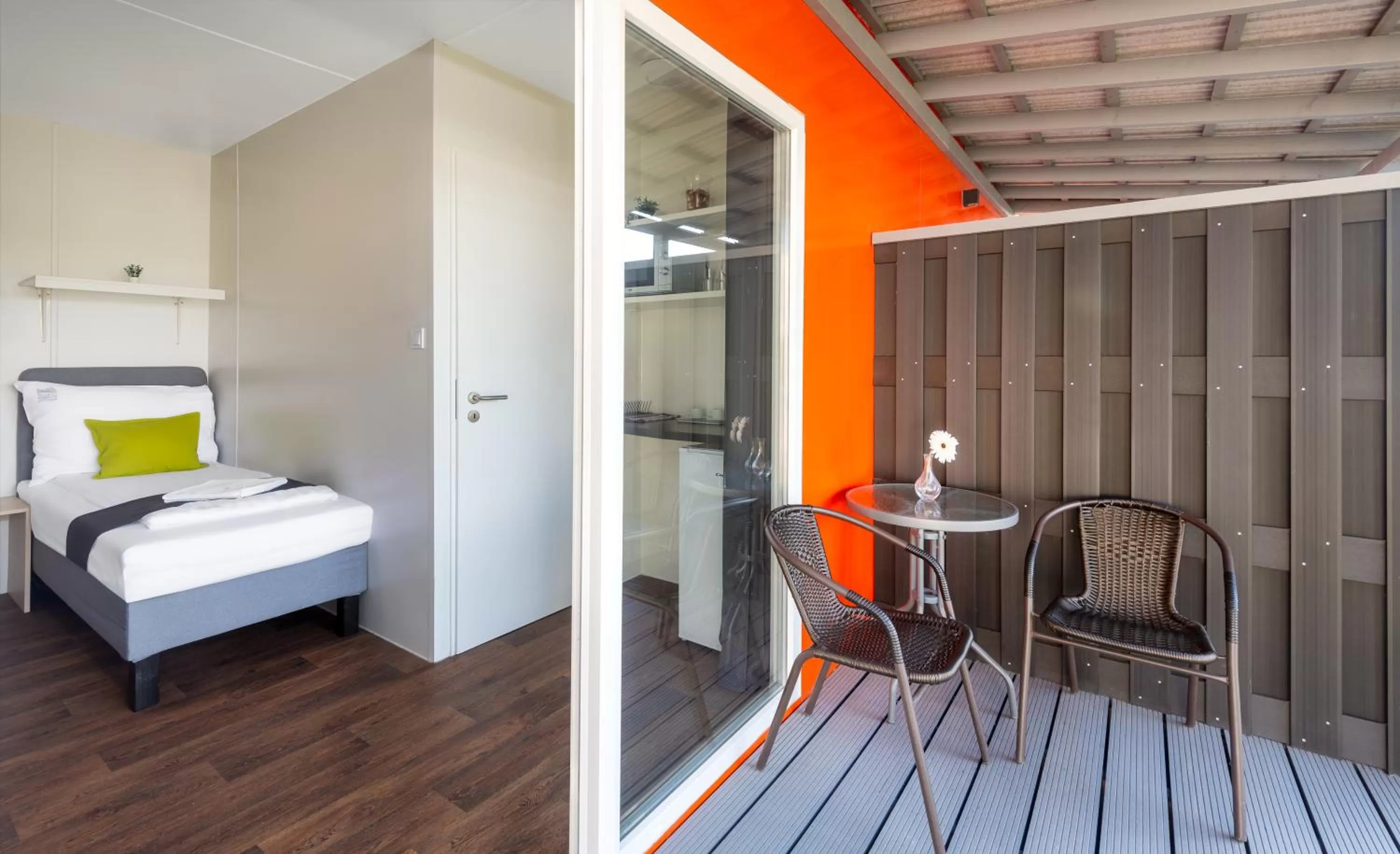 Bed in Tisza-tó Apartmanpark