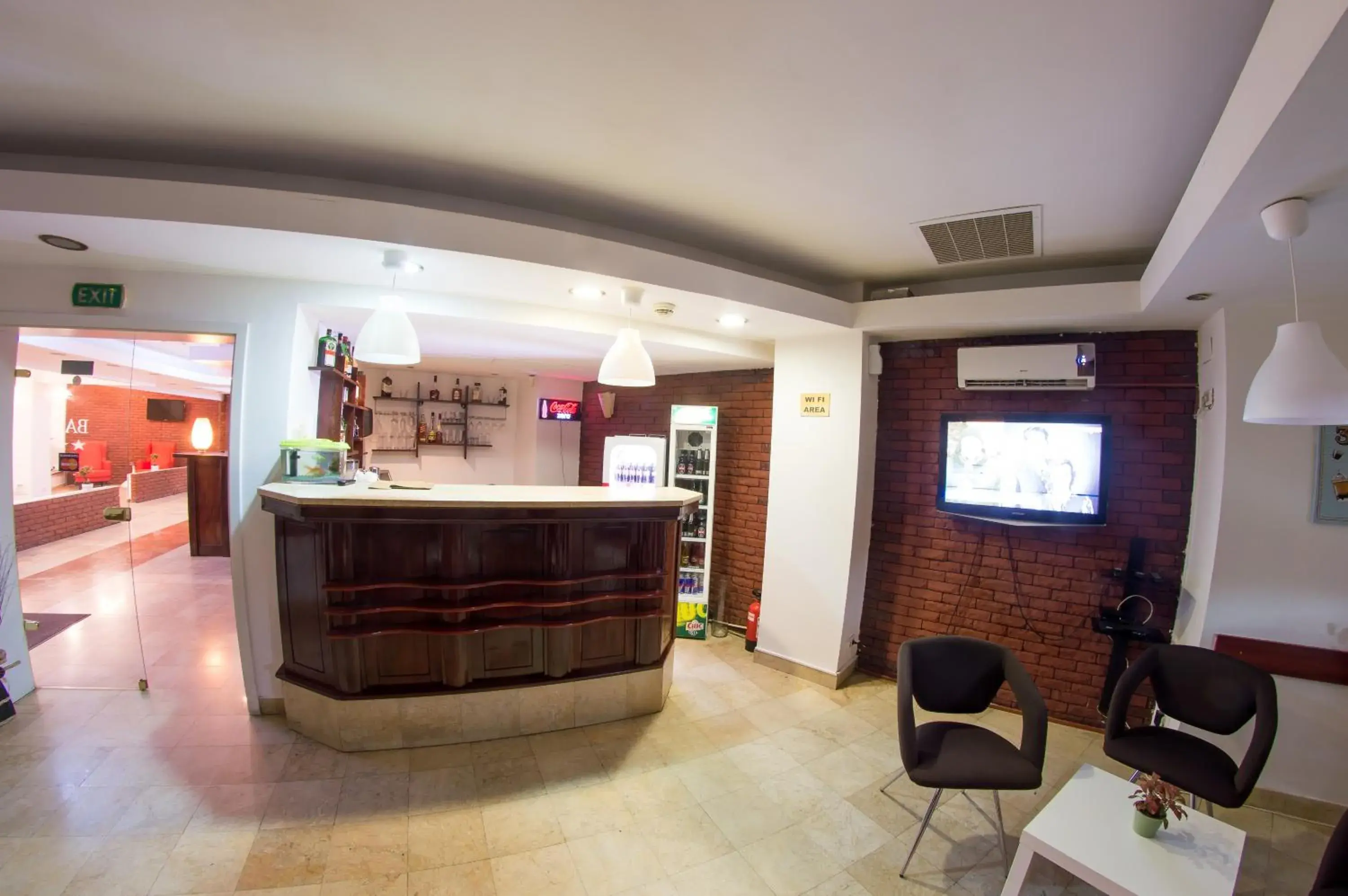 Lounge or bar, Lobby/Reception in Atrium Hotel Bucharest City Center