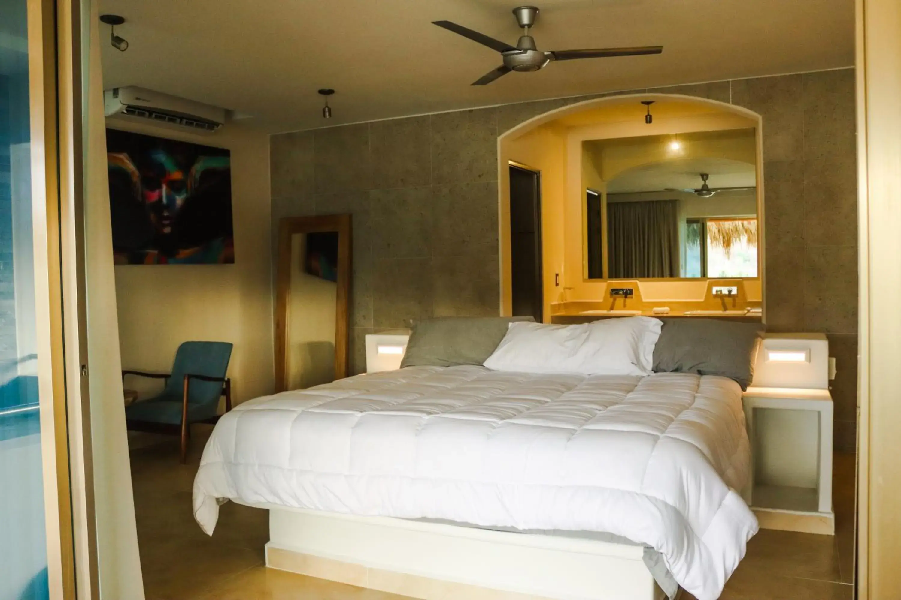 Bed in Hotel Casa Justina