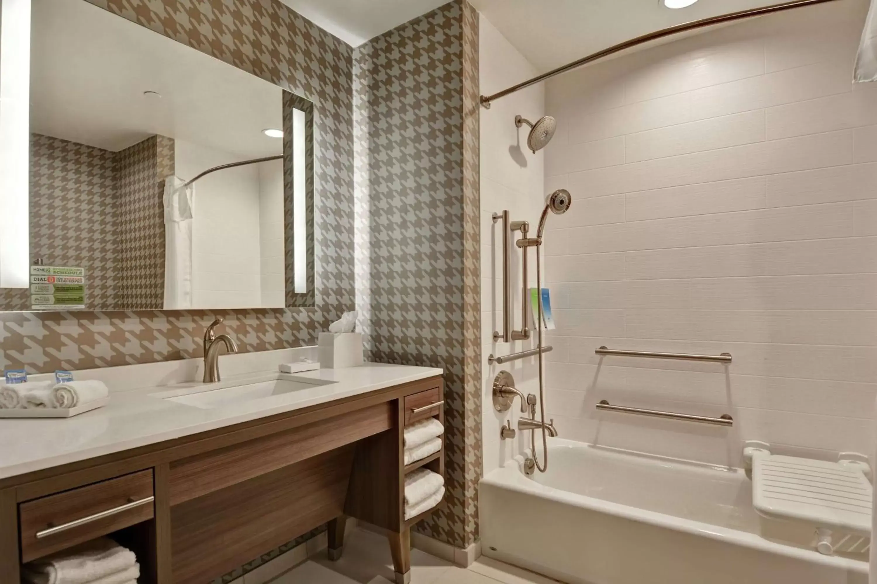 Bathroom in Home2 Suites By Hilton Charlotte Piper Glen