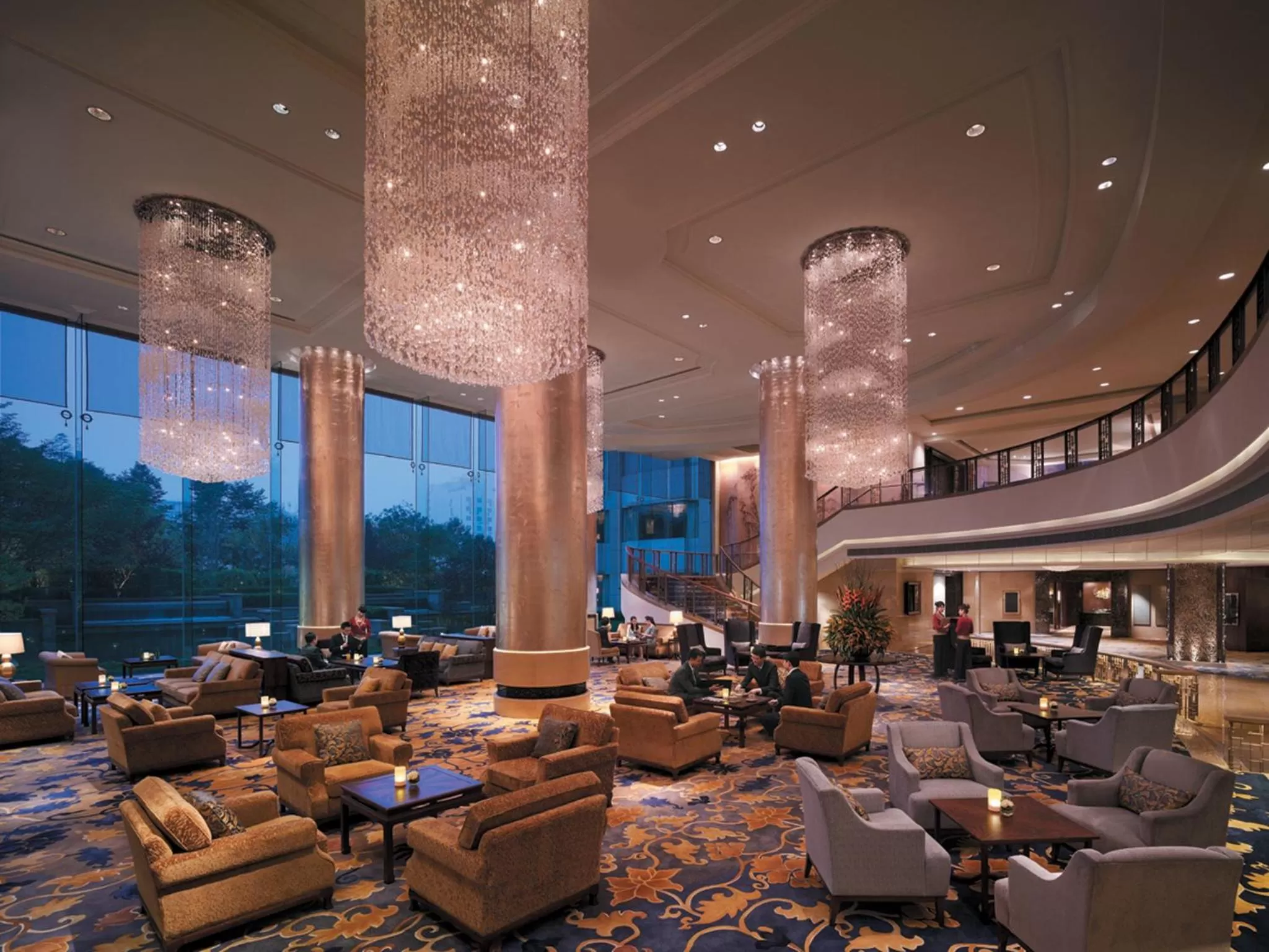 Lobby or reception in Shangri-La Qingdao - May Fourth Square