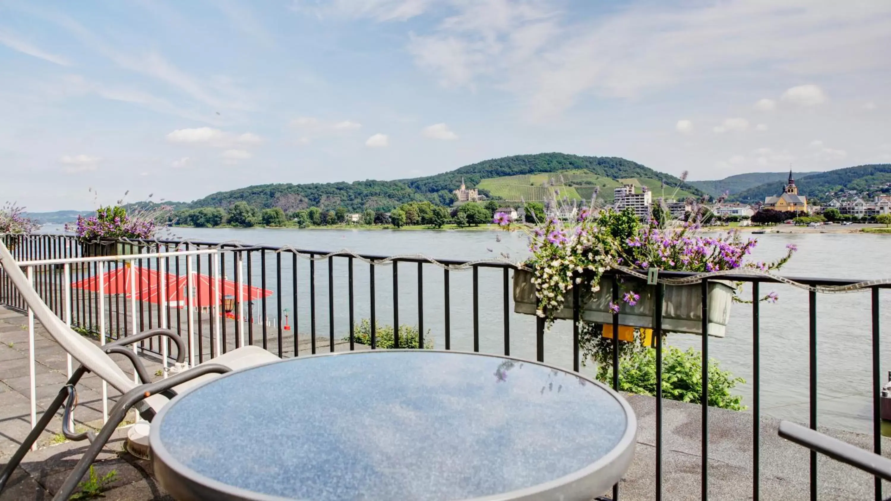 River view in Hotel Rhein-Residenz