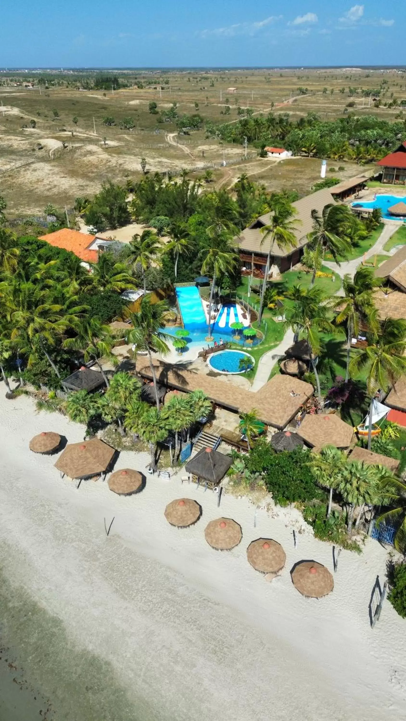 Bird's-eye View in Carnaubinha Praia Resort