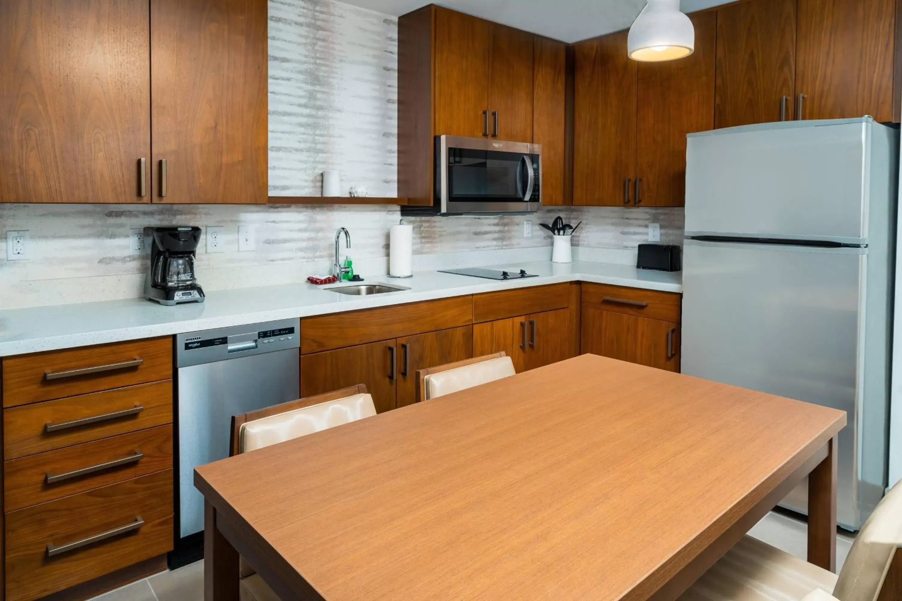 Bedroom, Kitchen/Kitchenette in Residence Inn Upper Marlboro Joint Base Andrews