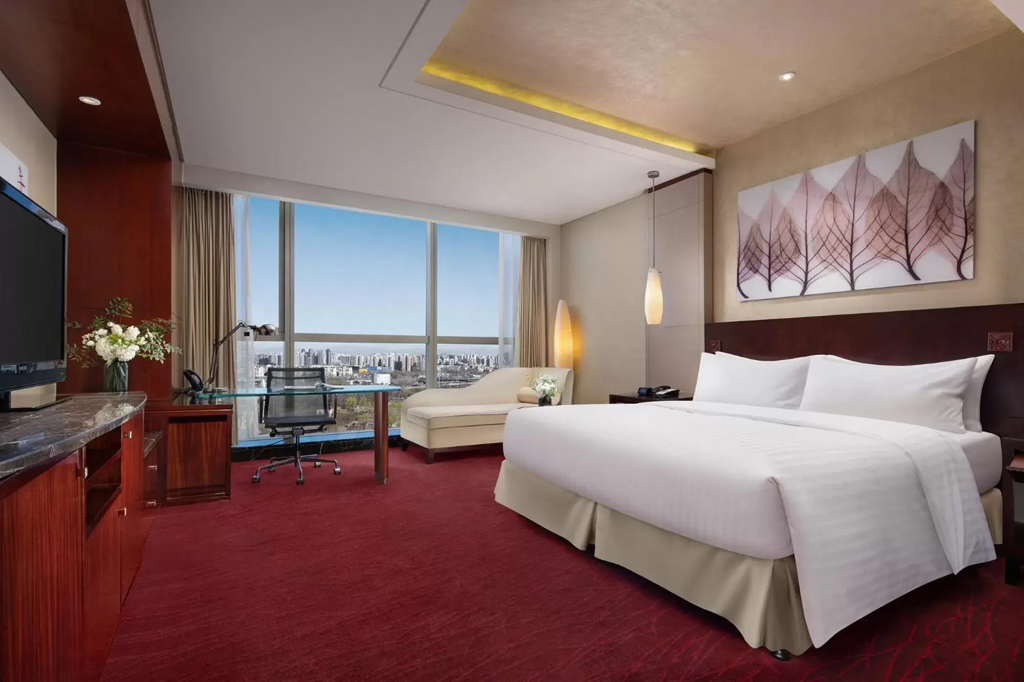 Bedroom in Beijing Marriott Hotel Northeast